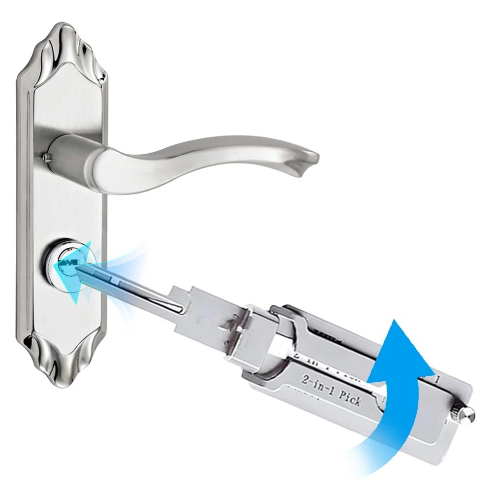 Stainless Steel Key Decoder SS001 Precision Tool Hook Tool Pickup Hand Tool Main