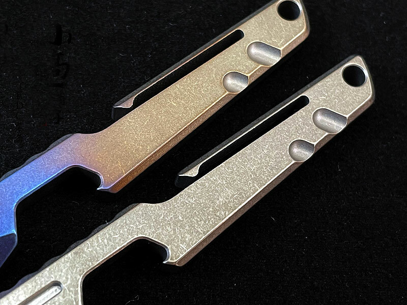 TC4 Titanium Alloy Pocket Multi Tools Bottle Opener cutter Outdoor EDC Tool