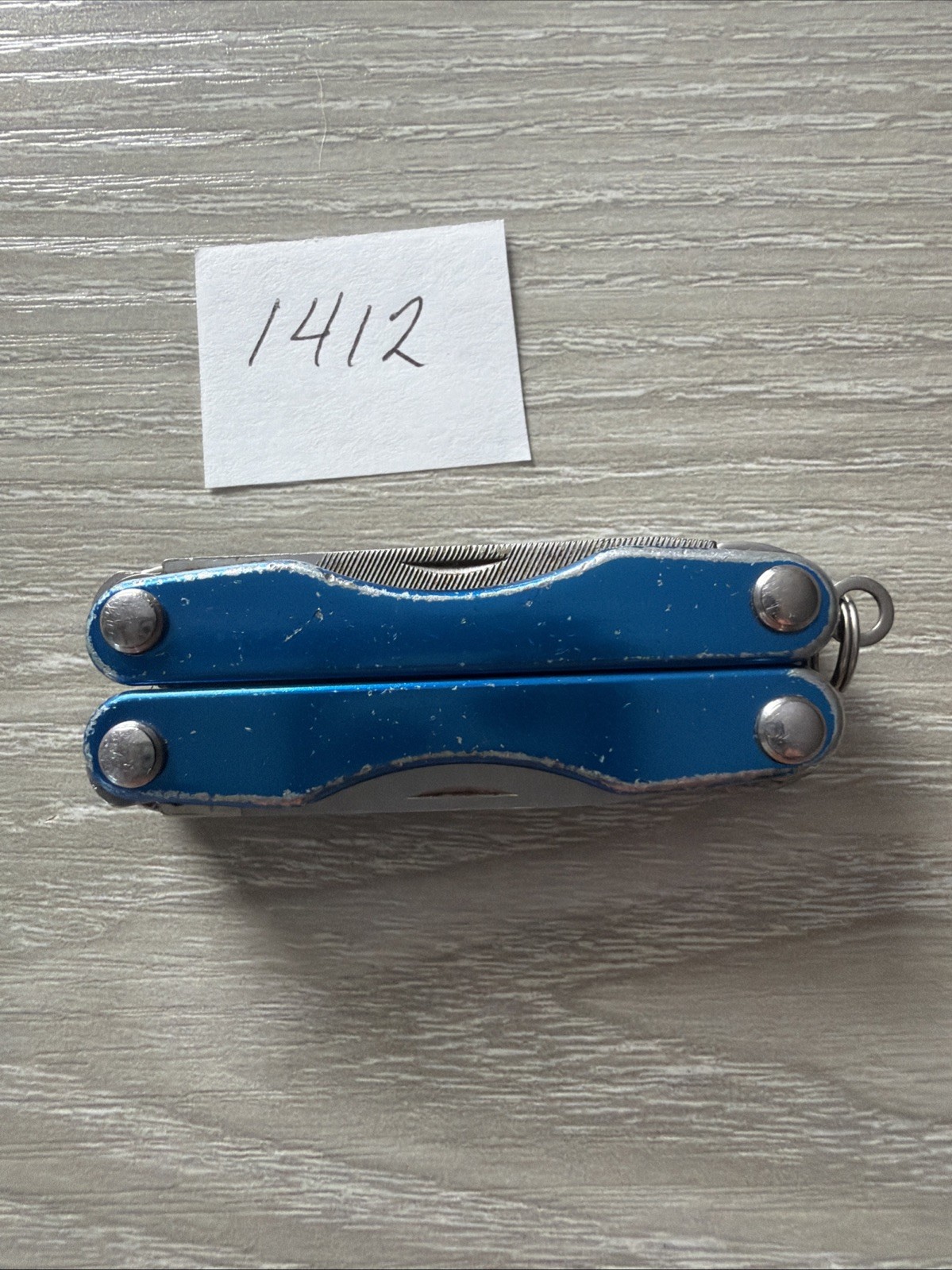 Leatherman Squirt P4 MultiTool Plier Knife File Drivers Blue Metallic