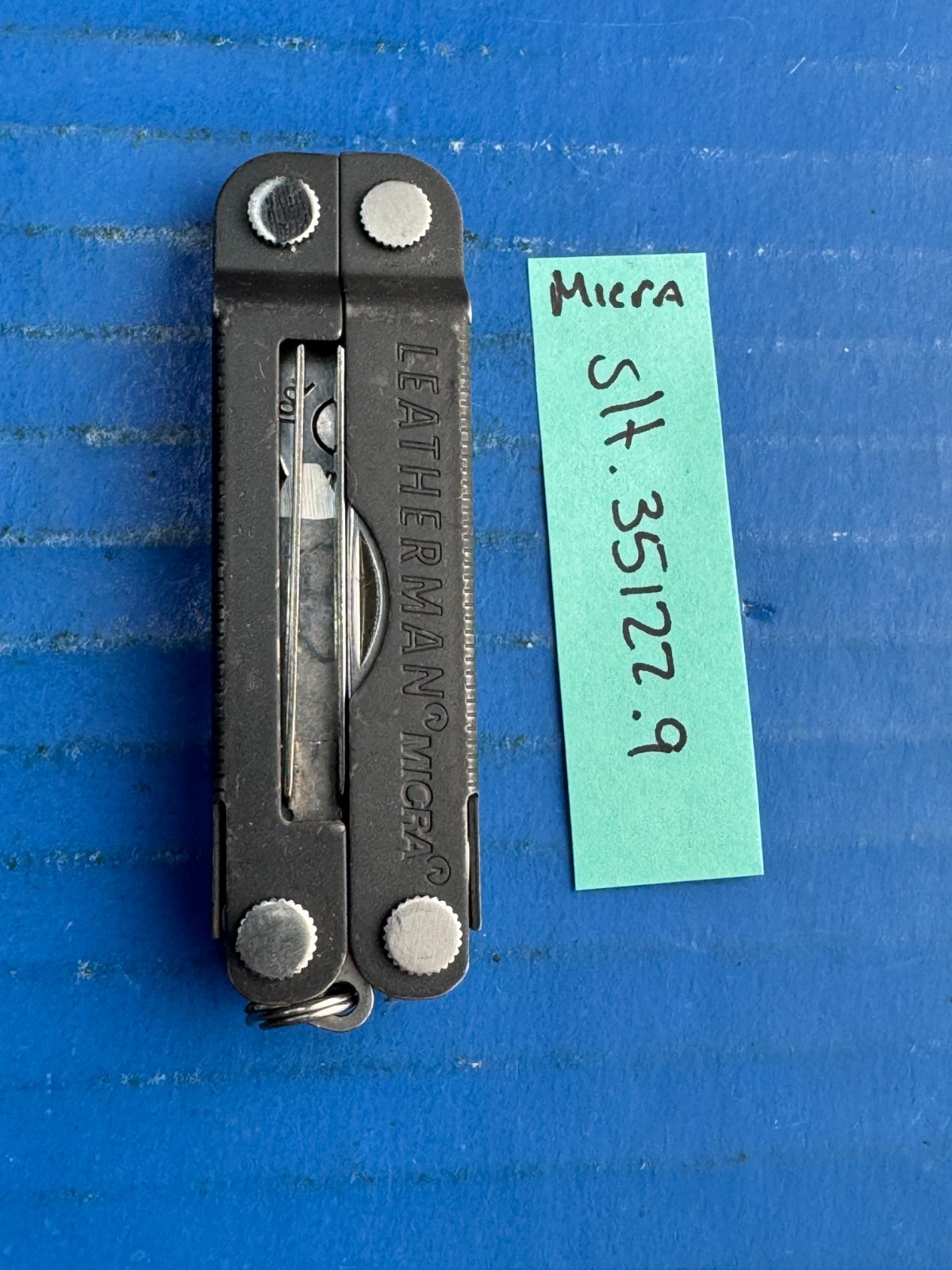 Leatherman Micra 10 in 1 Multitool Anodized Aluminum – Slate gray