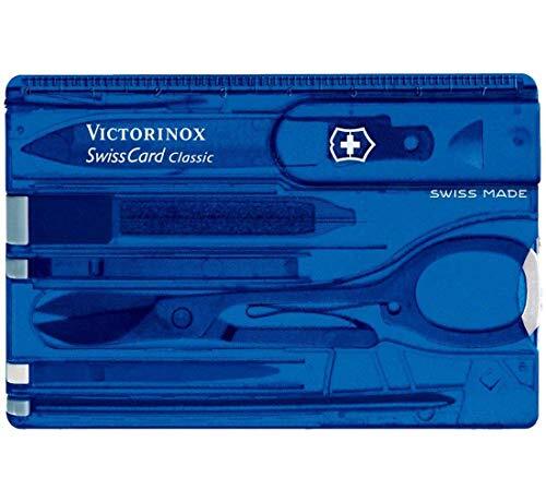 Victorinox Swisscard Classic Transparent Blue in Blister PackNEW
