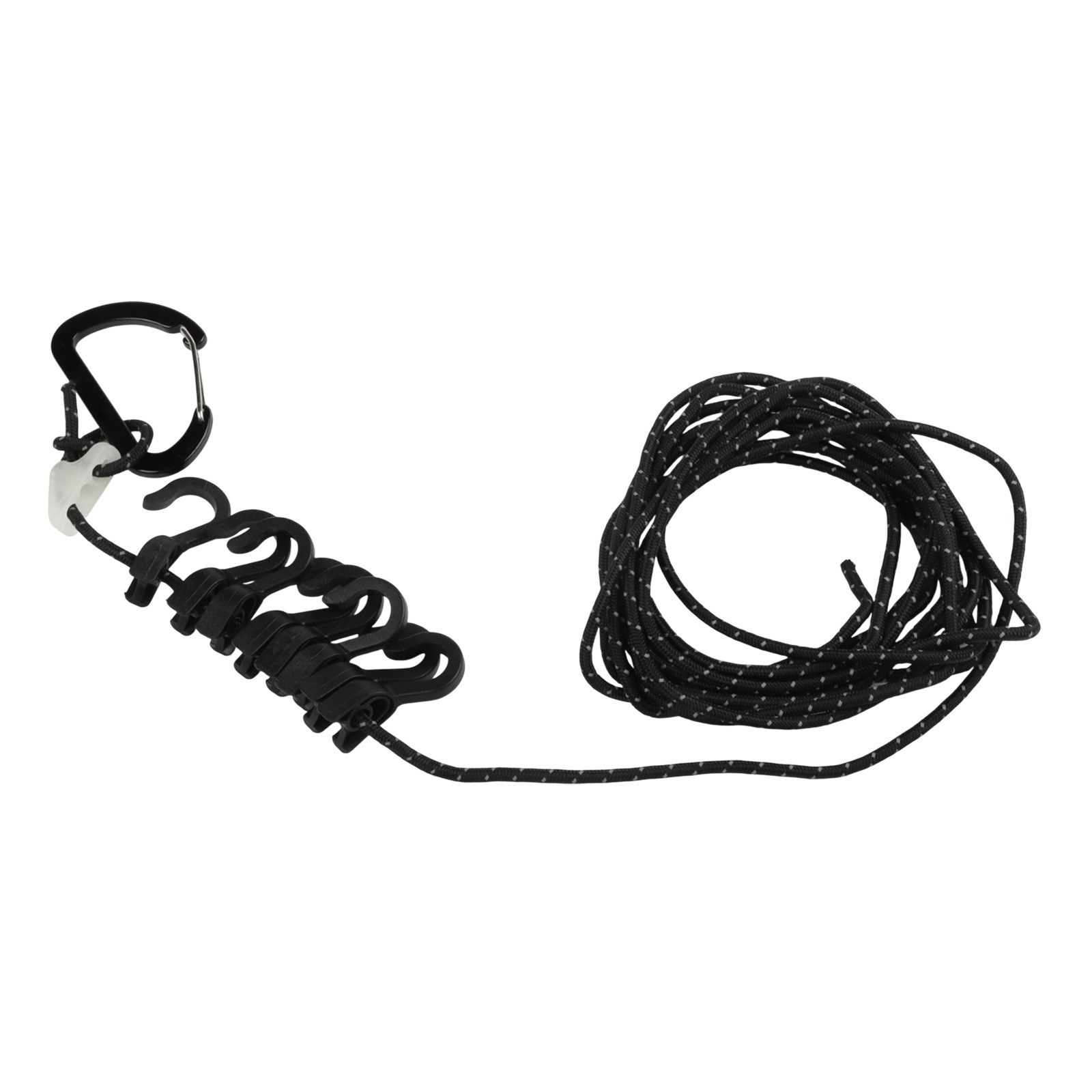 Adjustable Clothesline Clothes Drying 8 Hook System Lightweight Design