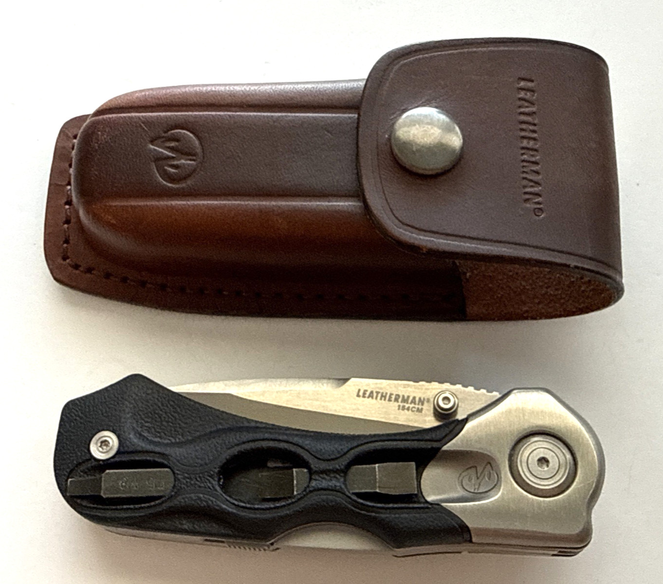Leatherman K502x Folding Knife Leather Sheath USA