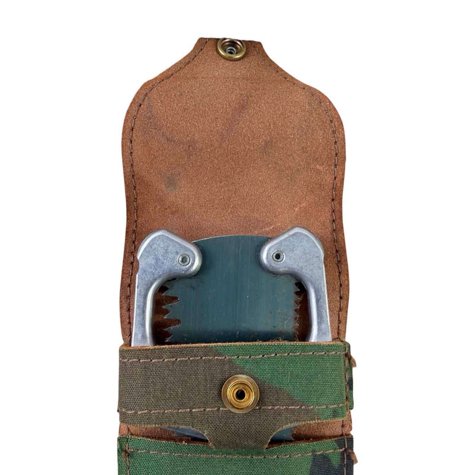 Rocky Mountain Pac Saw Dubois WYO. with Camo Sheath Camping Hunting GUC