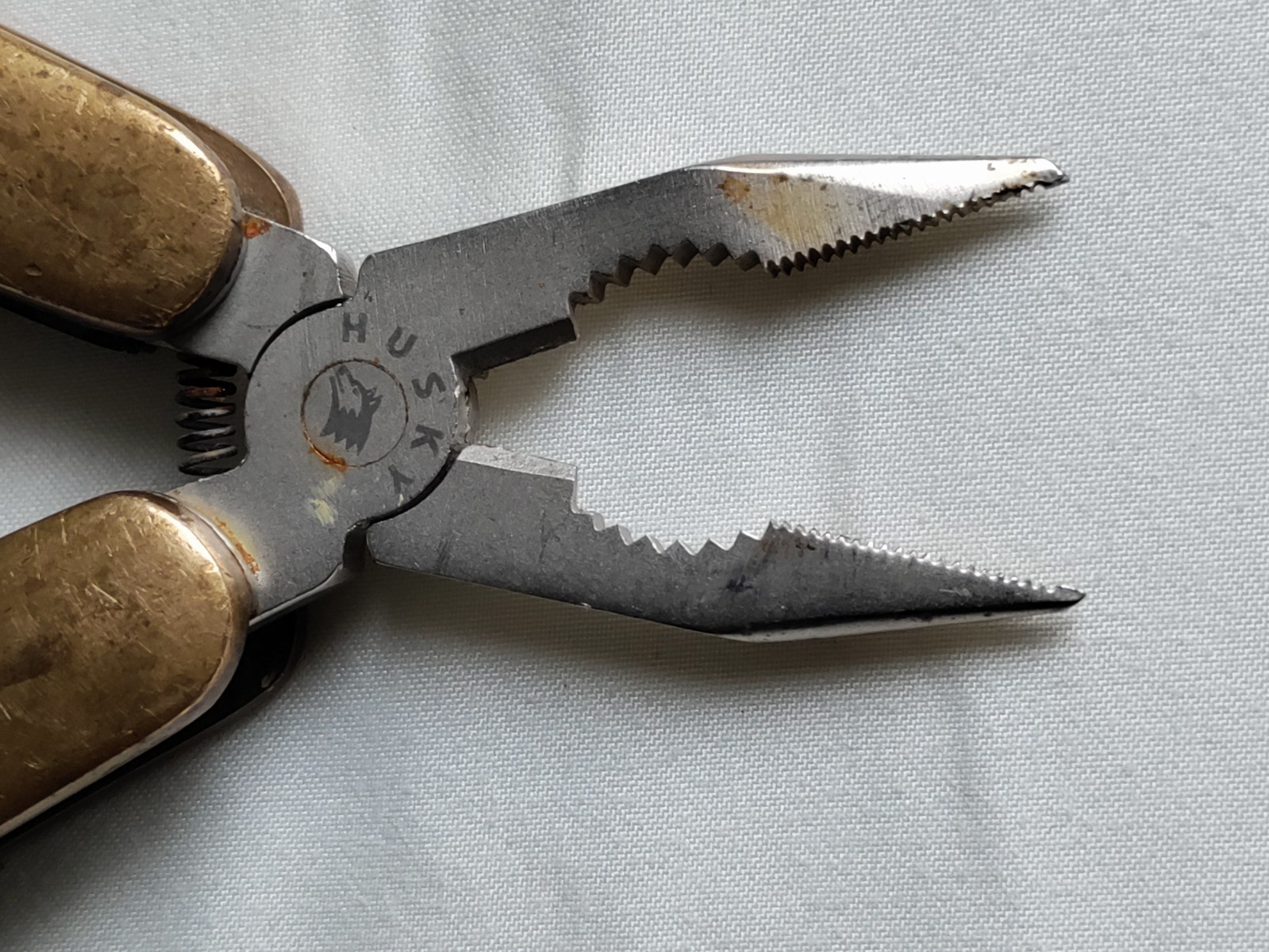 HUSKY 25 Years 25th Anniversary Limited Edition Multi-Tool Brass Wood Vtg USA