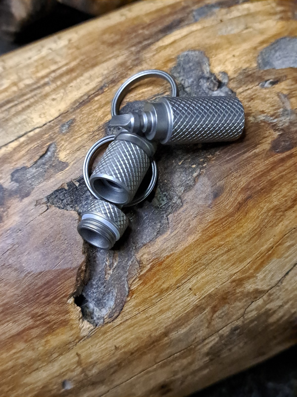 Pro Series Titanium Quick-Release Multi-Tool Swivel Box Opener Pill Fob