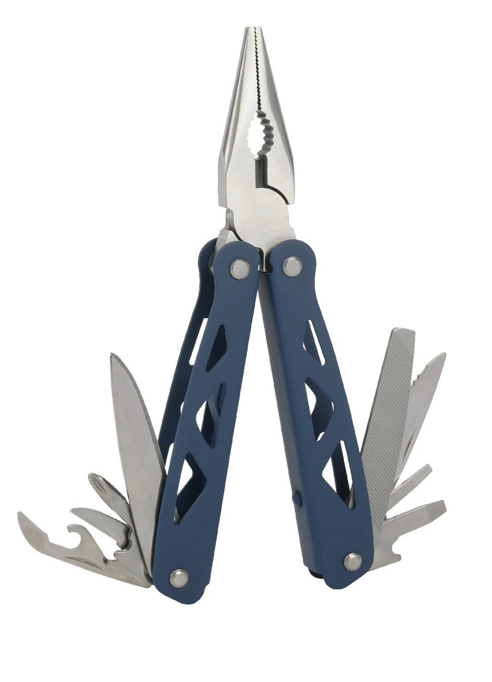Ozark Trail Trailside 12 In 1 Multi Tool With Nylon Sheath & 4-Function Whistle