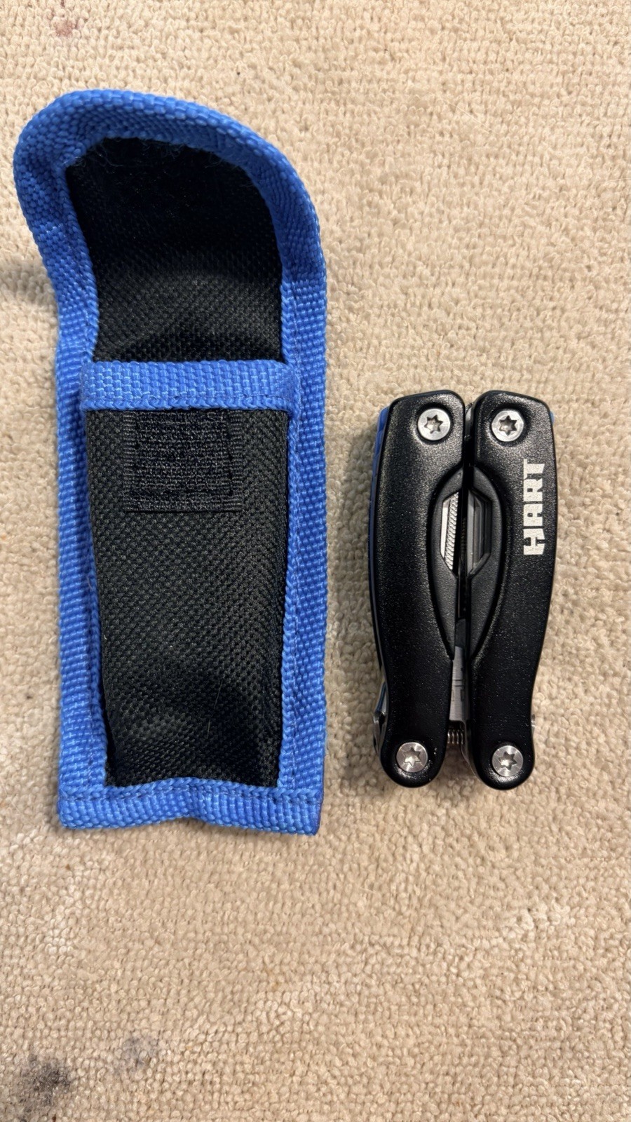 HART Mini Multi Tool w/ Nylon Belt Pouch Needle Nose Pliers Pocket EDC Camping