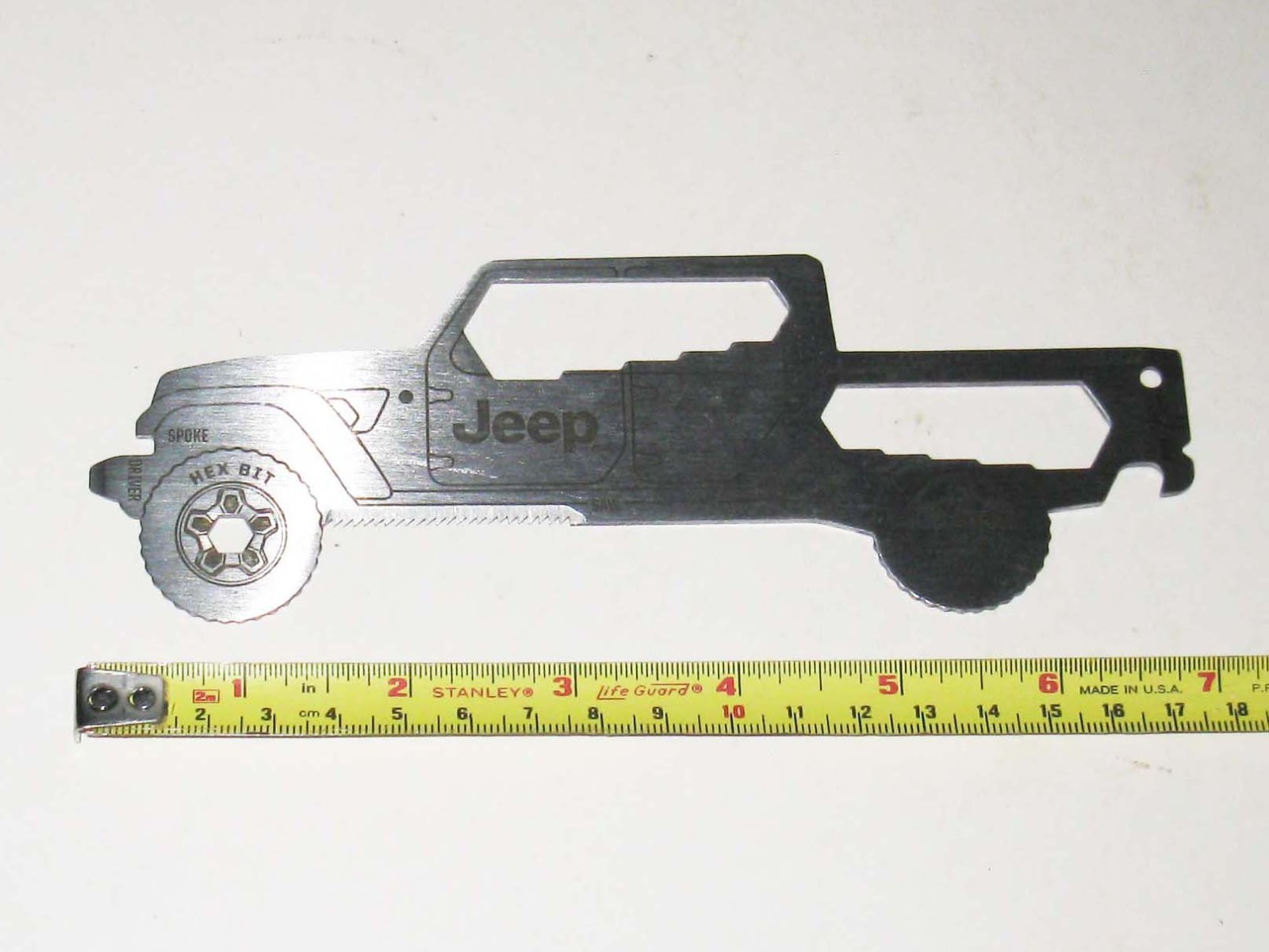 OFFICIAL Jeep Gladiator Promotional Multi-Purpose Handheld Tool Multitool Metal
