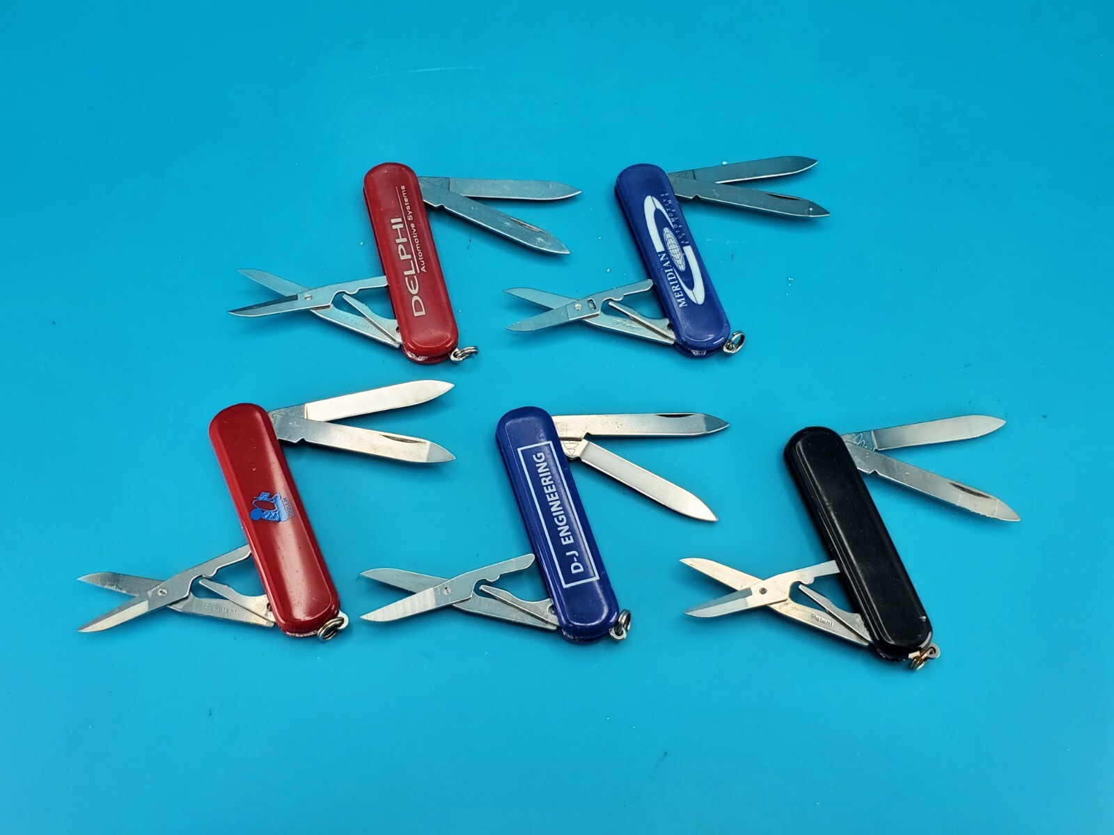 Lot of 5 Wenger Esquire Swiss Army Knife Multi Tools!
