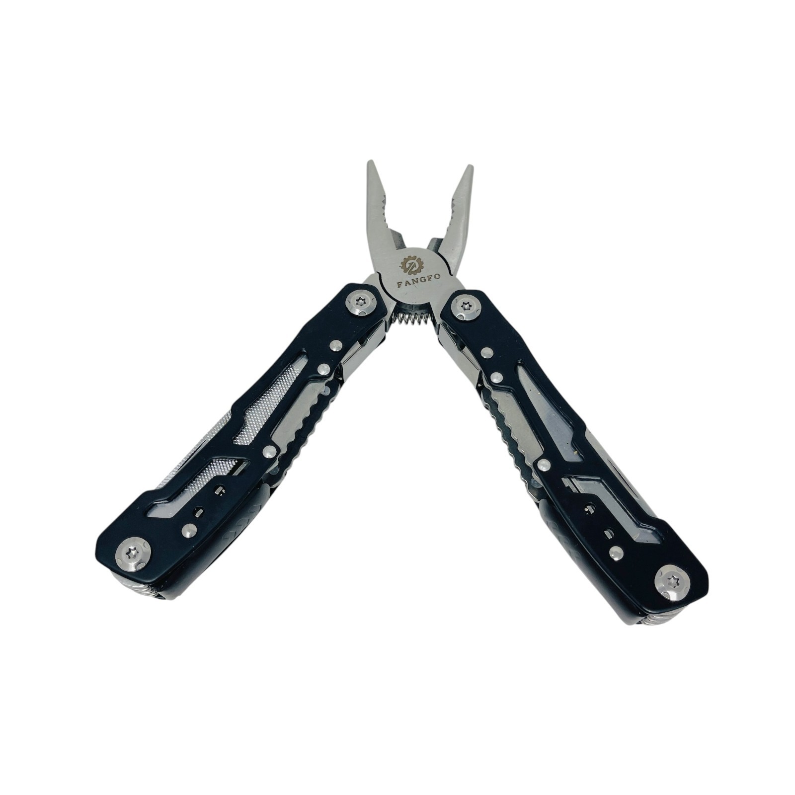 Fangfo & BOTC Unbranded Multi-Tool Tactical Skeleton Pliers Set Black EDC, 3 Pcs