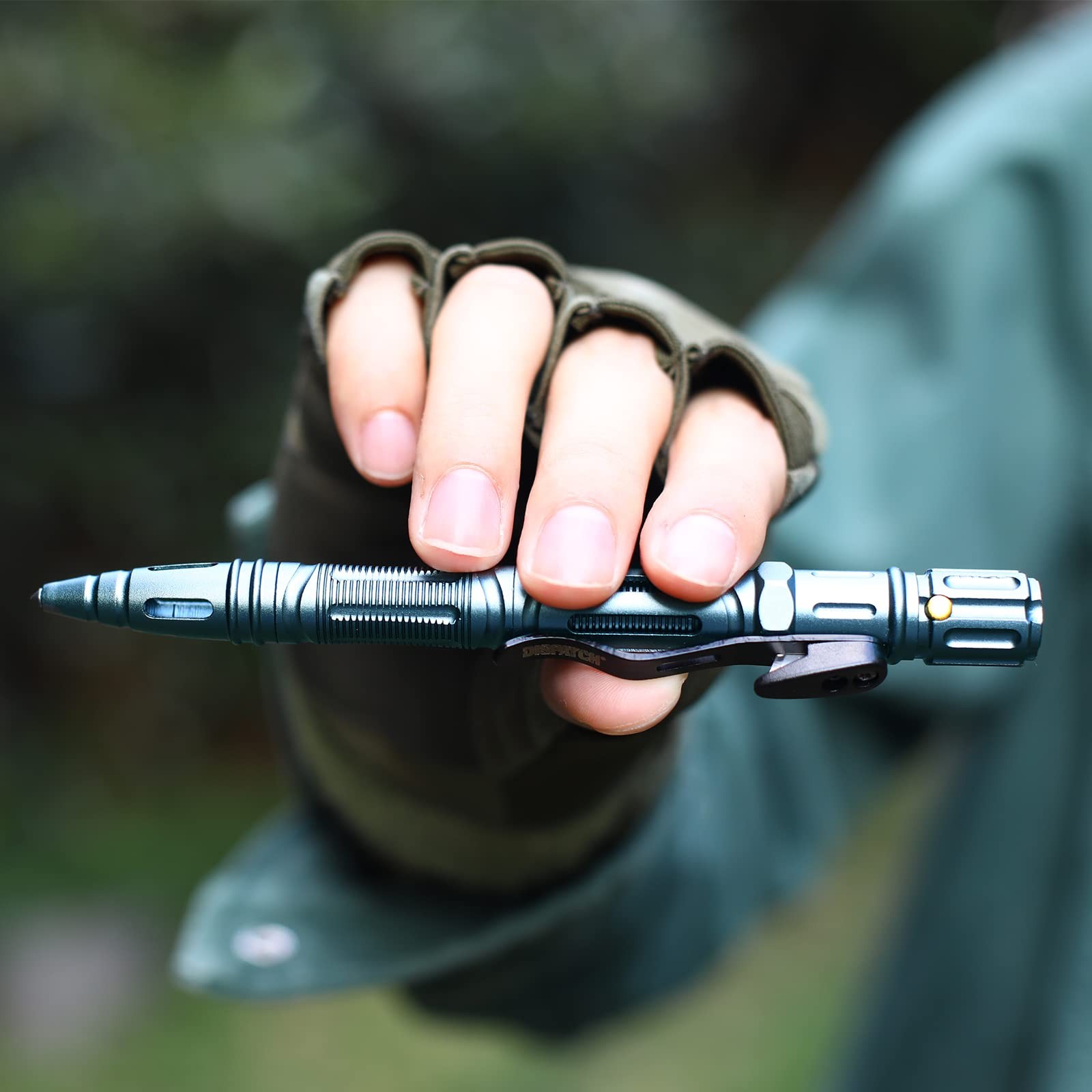 Military Tactical Pen – 8 in 1 Professional Pen with Flashlight – Multitool E…
