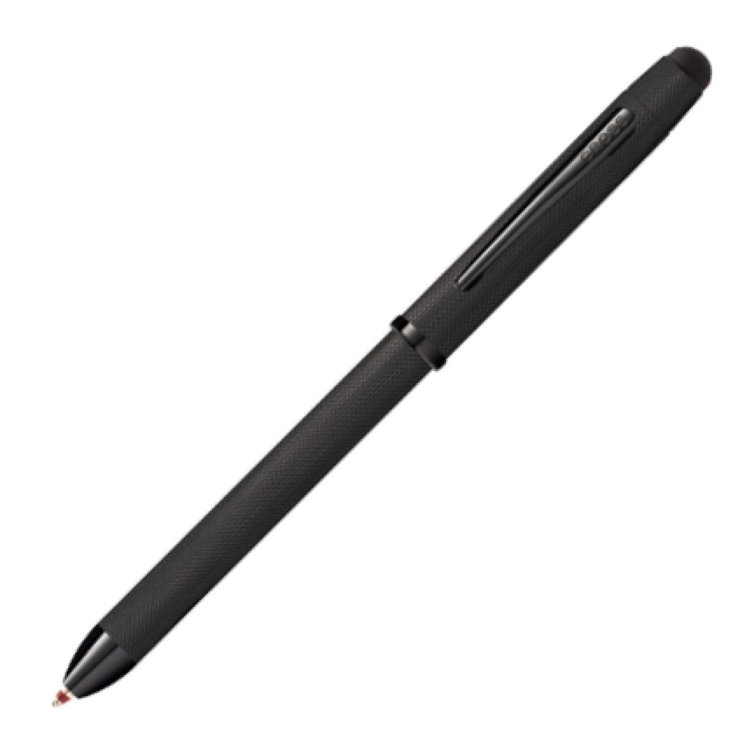Tech3+ Refillable Multi-Function Ballpoint Pen with Stylus, Medium Ballpen an…