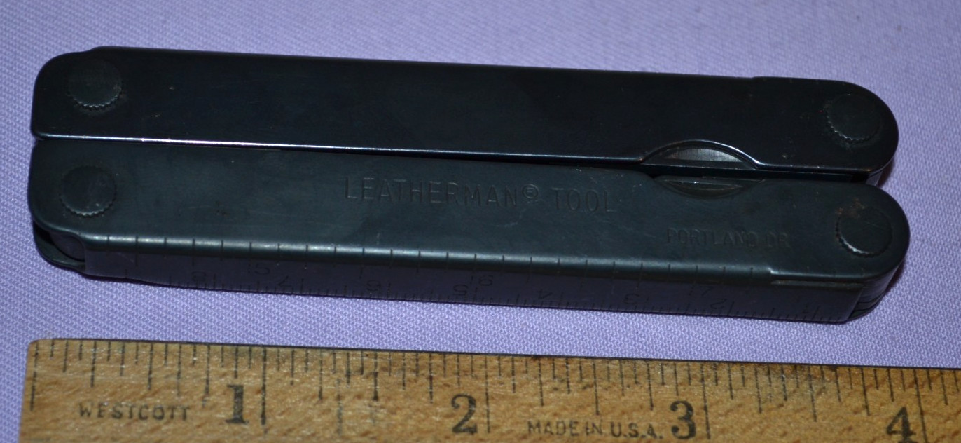 Vintage Leatherman Black Oxide Tool Multi-Tool Knife & Other Tools USA — Rare