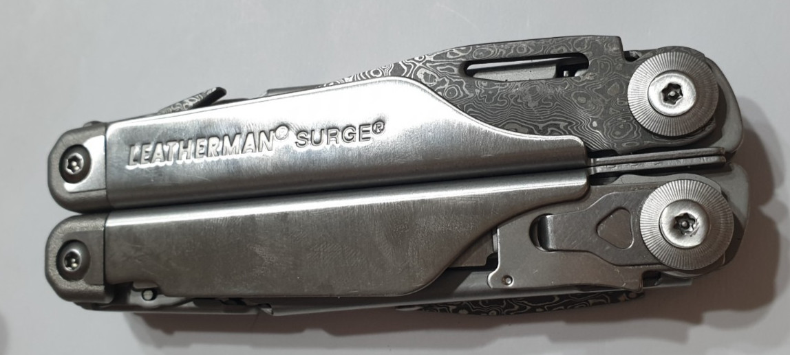 🔥🔥 Leatherman Surge Damascus Blades Rare Mint Multi Tool Rare