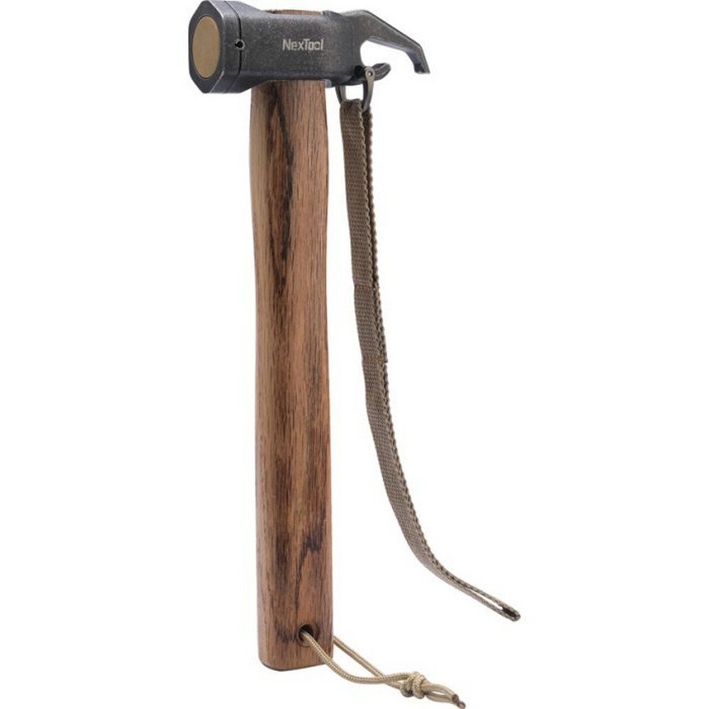NexTool Wilds Camping Hammer Beech Wood Handle With 420 Stainless Head – NE20204