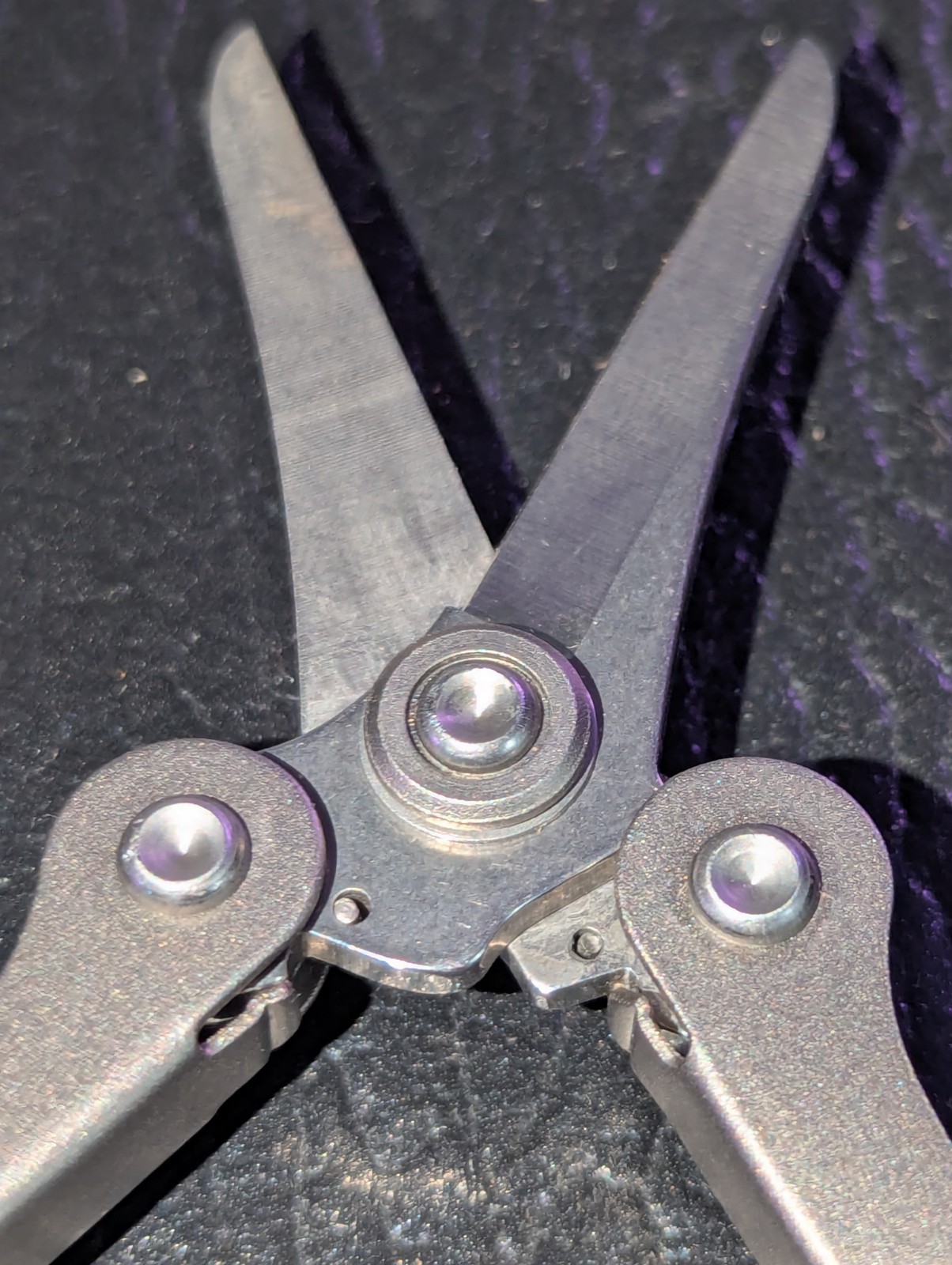 Vintage Schrade USA Tough Chip Folding Multi Tool Multitool Scissors Knife