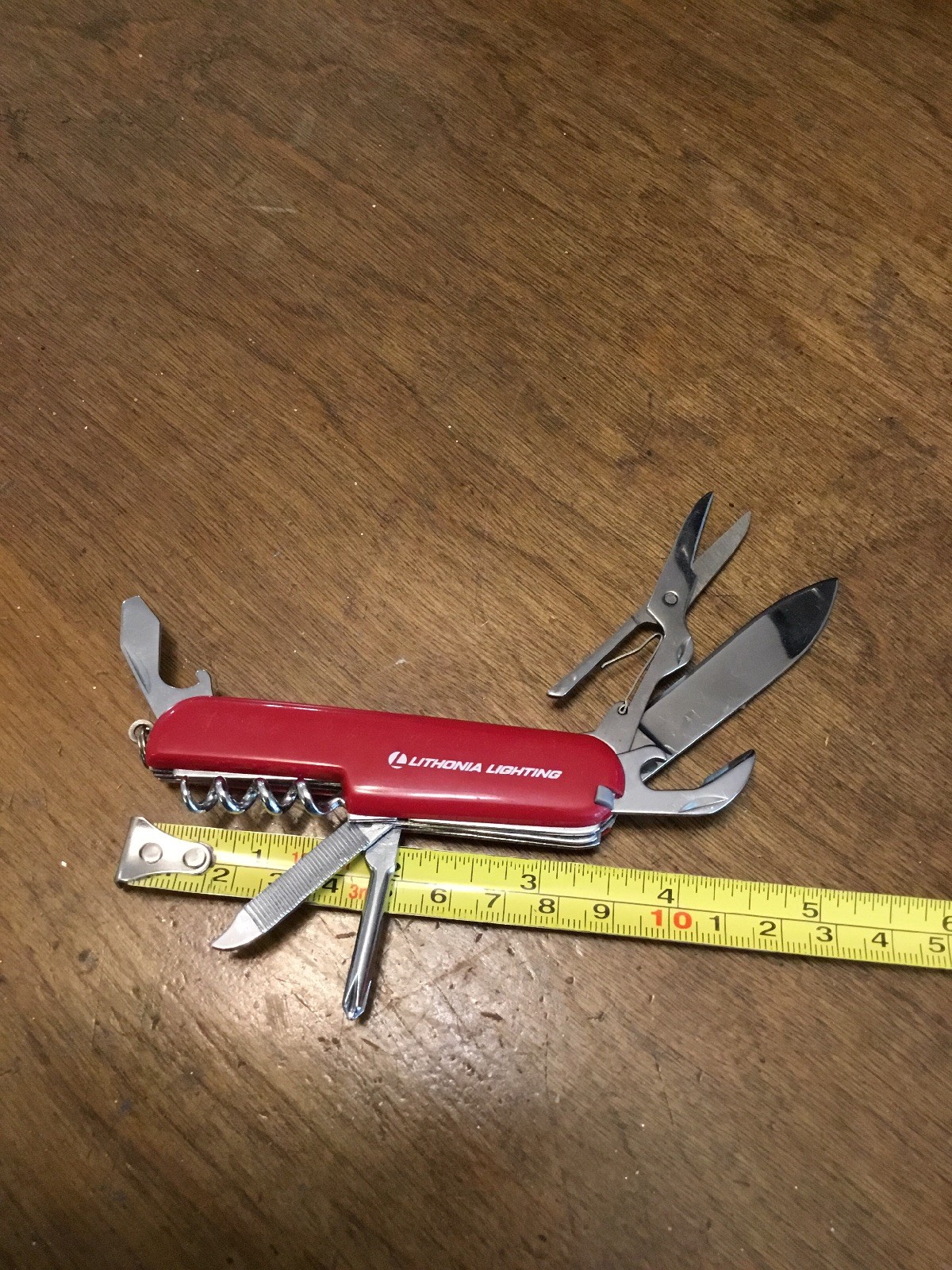Rostfrei Red Pocket Knife Stainless Scissors Toothpick Lithonia Lighting 3.5”