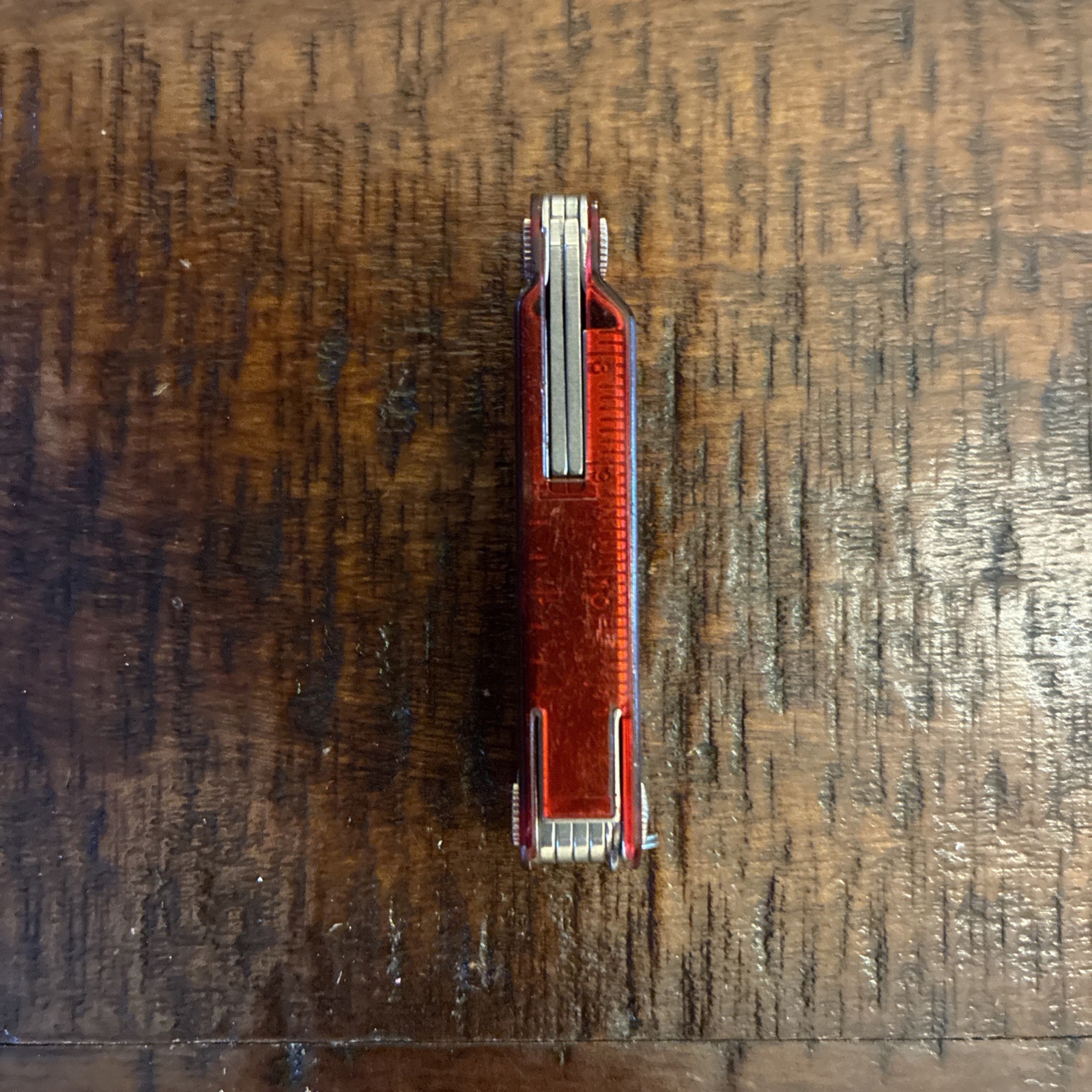 RARE Leatherman Micra Translucent Red Polycarbonate Multi Tool 08/01 USA
