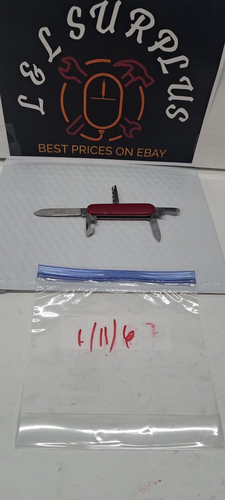 Used Victorinox Spartan 91mm Swiss Army Knife TSA actual knife pictured