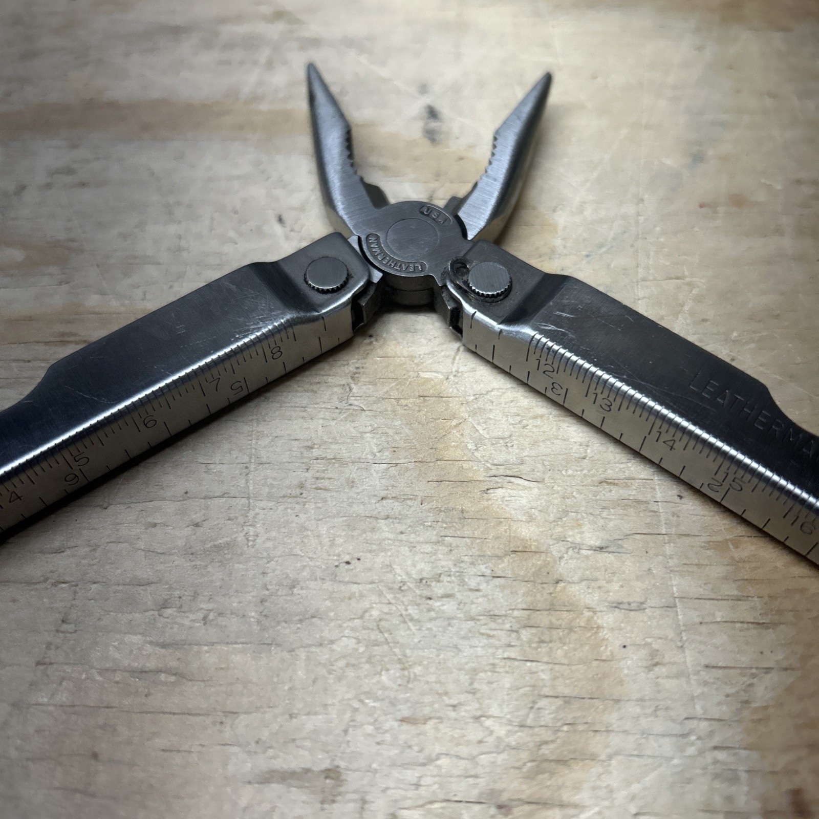 Original Leatherman PST POCKET SURVIVAL TOOL Vintage With Sheath Stainless Steel
