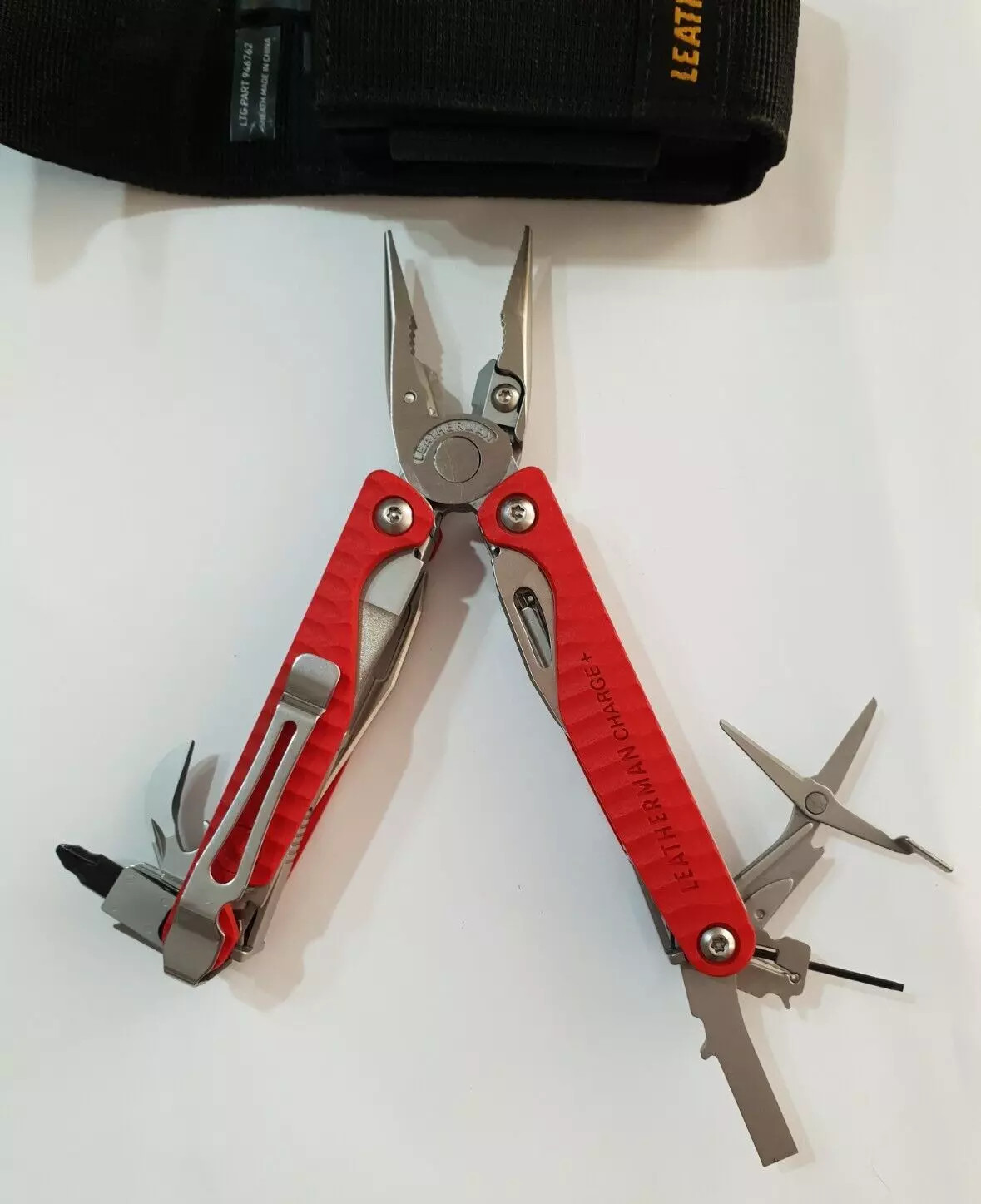 🔥🔥 Leatherman Style CS Retired Used Multi Tool Collectable Keychain Rare Blue