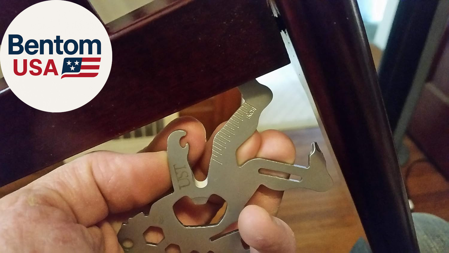 Tool-A-Long Multi-Tool Carabiners with Durable, Compact Stainless Steel Construc