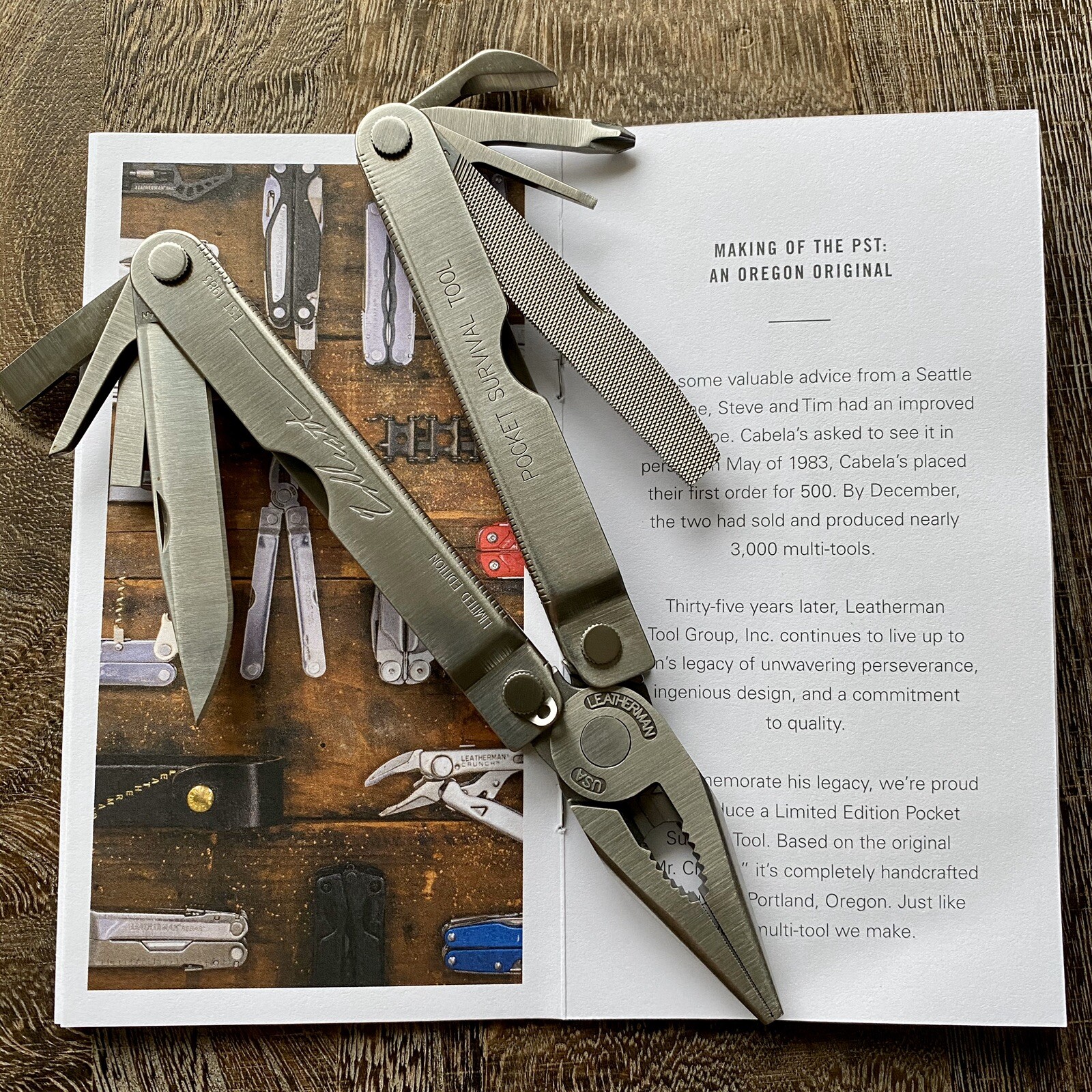 Leatherman Heritage PST Heritage Anniversary Original Batch “Box” Shaped Sheath