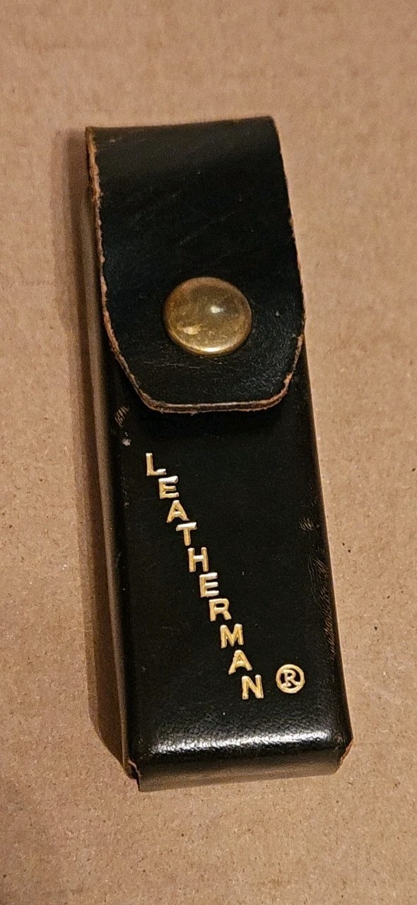 Vintage Leatherman Super Tool Pat Pend Has Columbia Gas Engraved On Side