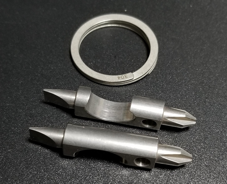 Titanium Alloy EDC Bottle Opener Key Chain Screwdriver Personalized Pocket Tool