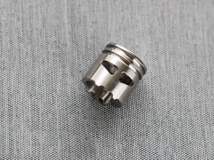 Titanium Piston Skull Knife Bead Key Parachute Cord DIY Pendant Lanyard EDC