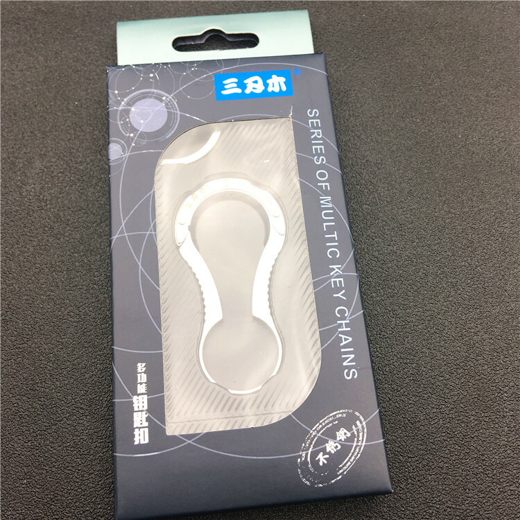 Sanrenmu SK043E Gourd Shape Keychain Tool Outdoor Hanging Buckle with Key Ring
