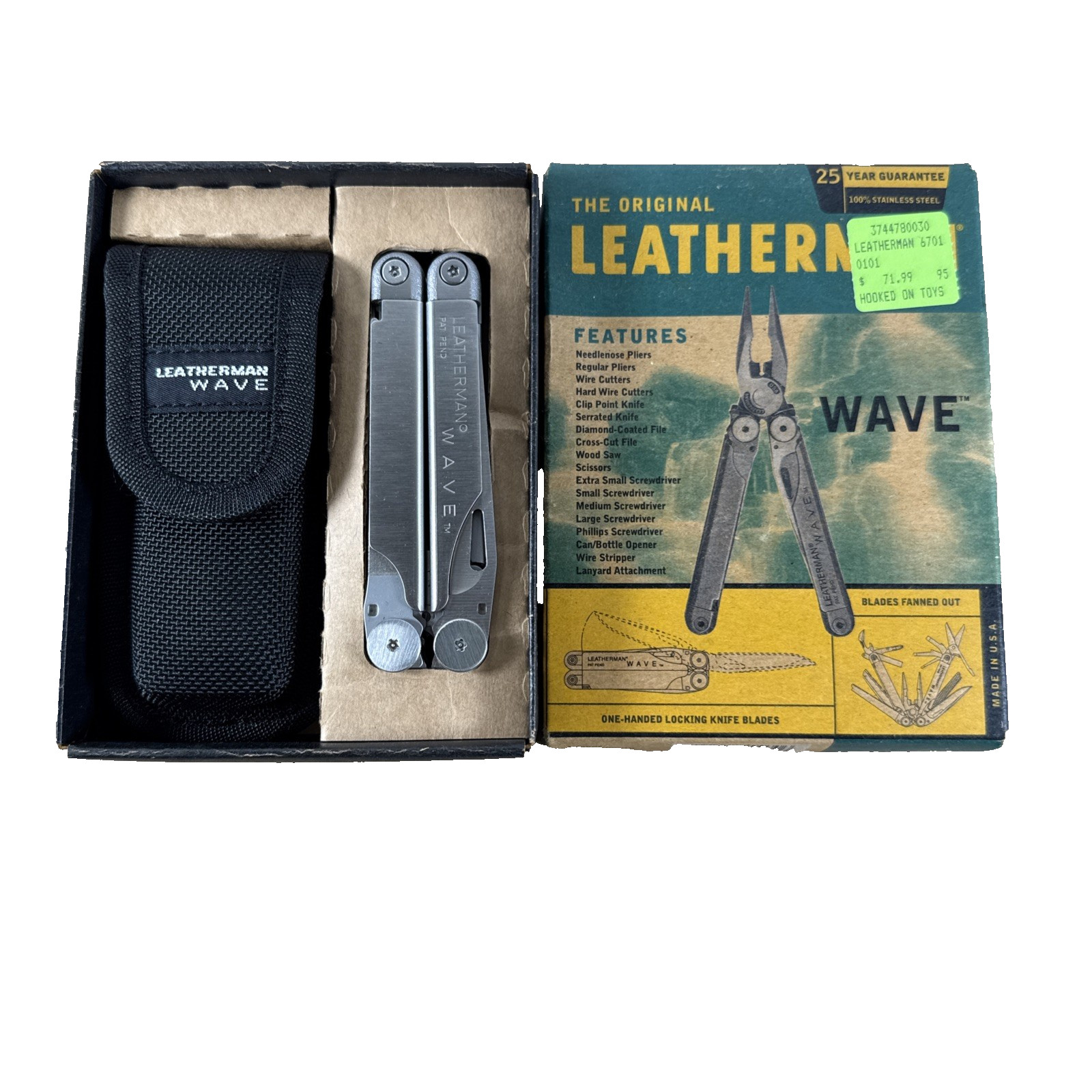ESTATE NEW OLD STOCK 1999 RARE Collectible Leatherman Original Wave Nylon Sheath