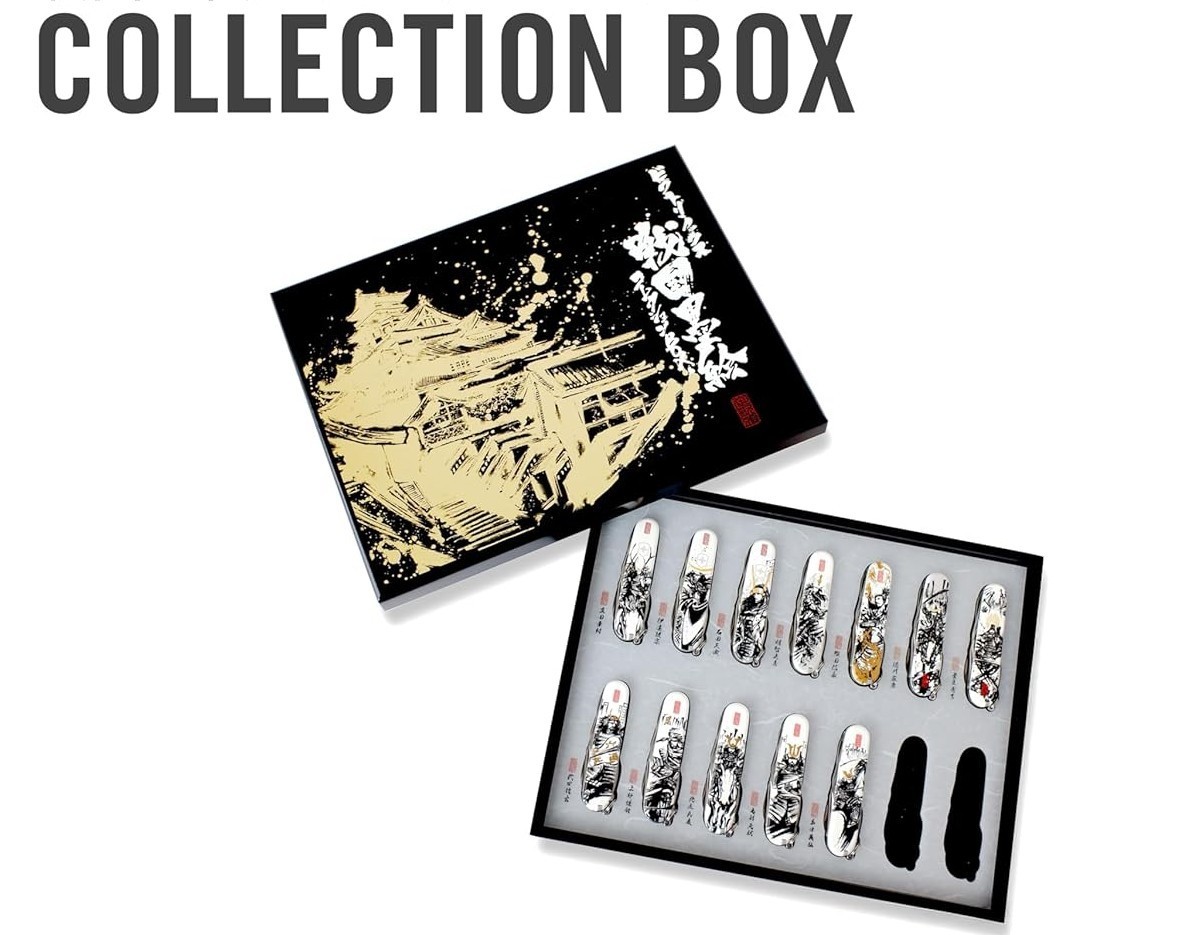 Victorinox Samurai Ink Climber 12 Knife Set Kumiki Wood Box Limited Japan
