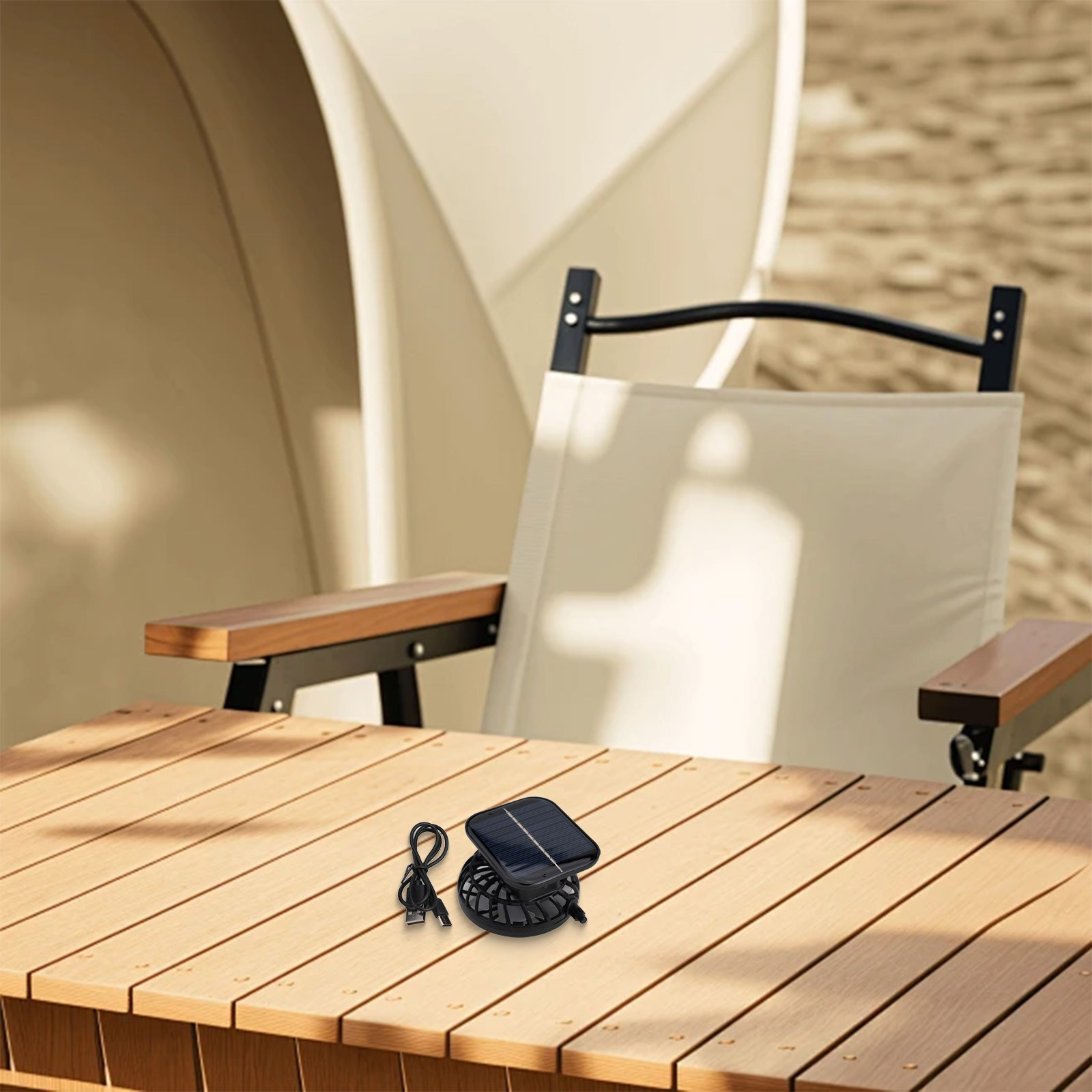 Portable Solar Powered Fan Hat with USB Charging Option for Outdoor Adventures