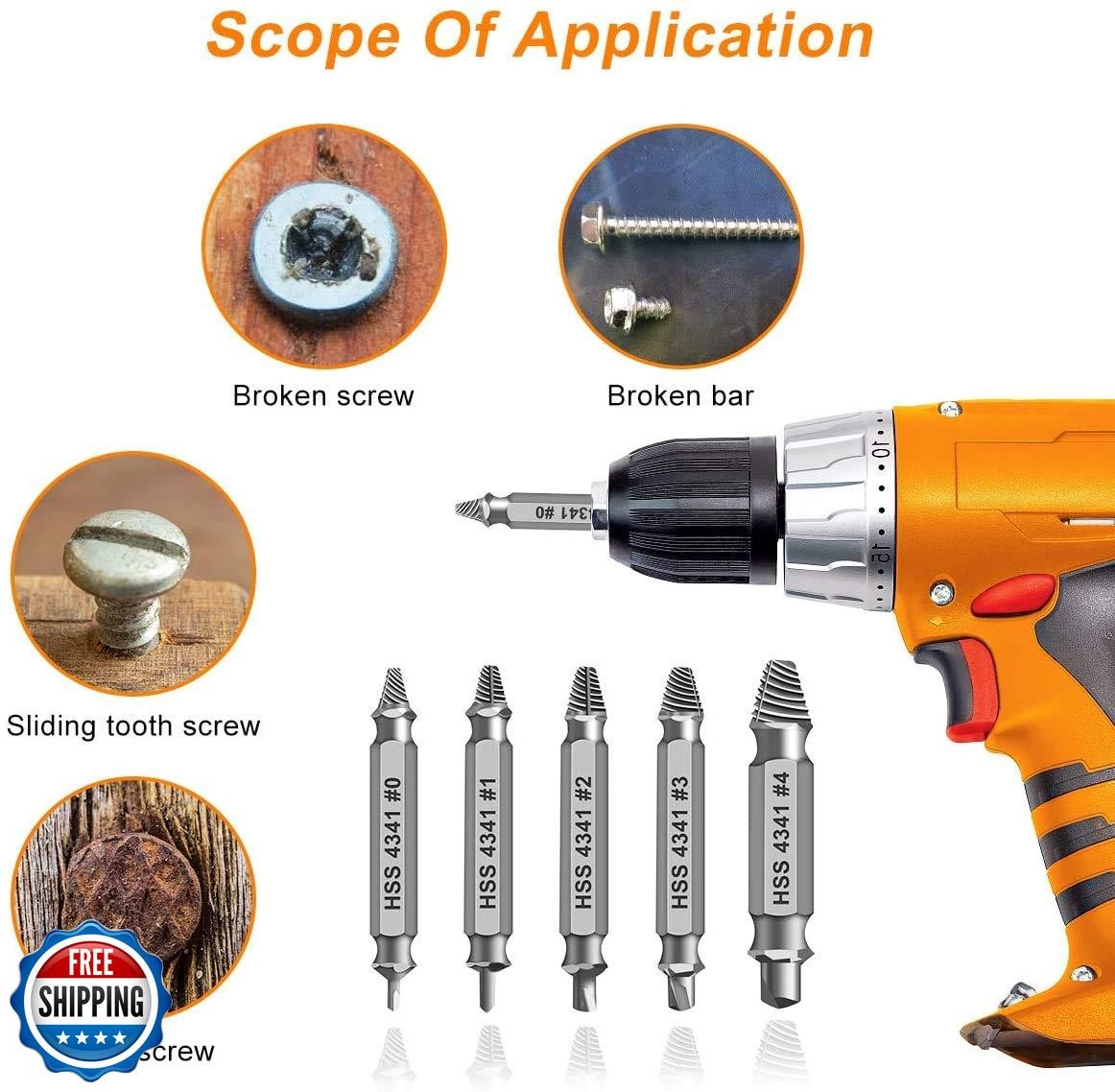 Gifts for Men,Damaged Screw Extractor Set-Christmas Stocking Stuffers for Men