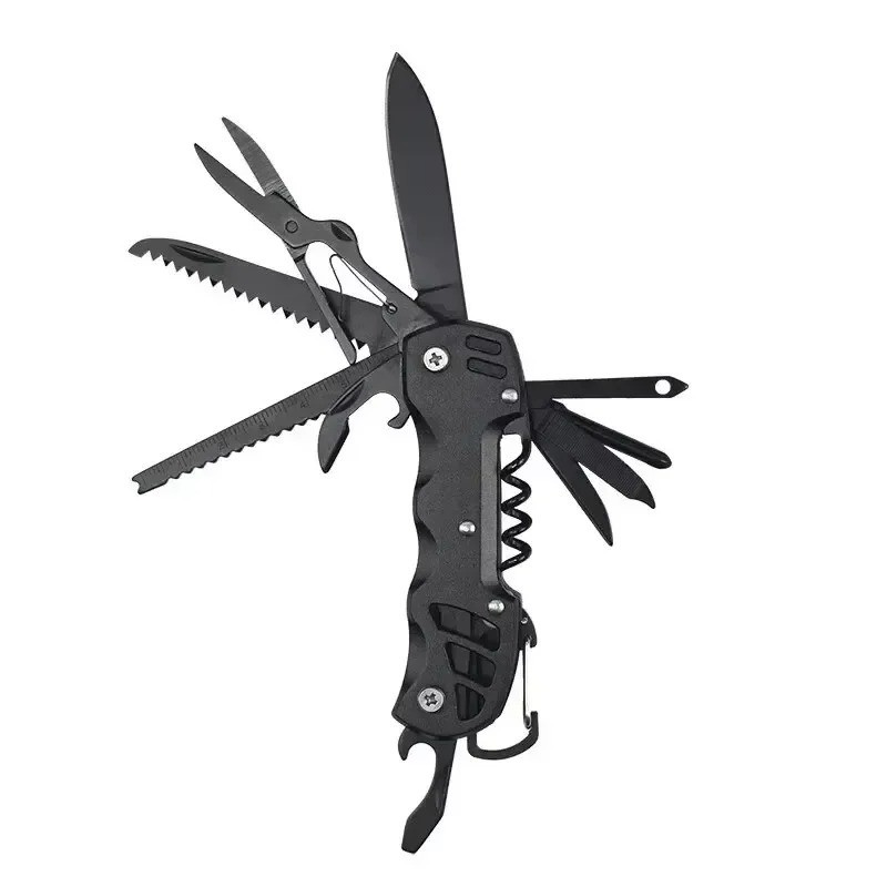 Multifunctional Foldable Stainless Steel Survival Scissors Portable EDC Tool Kit