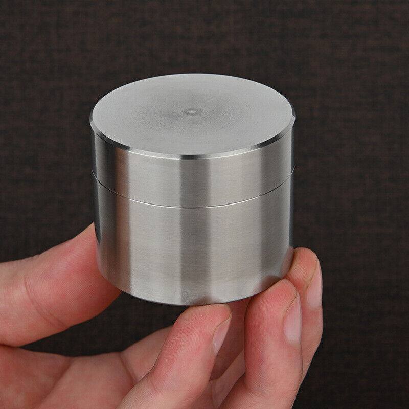 Solid Stainless Steel Waterproof Tank EDC Outdoor Travel Home Sealed Pill Case