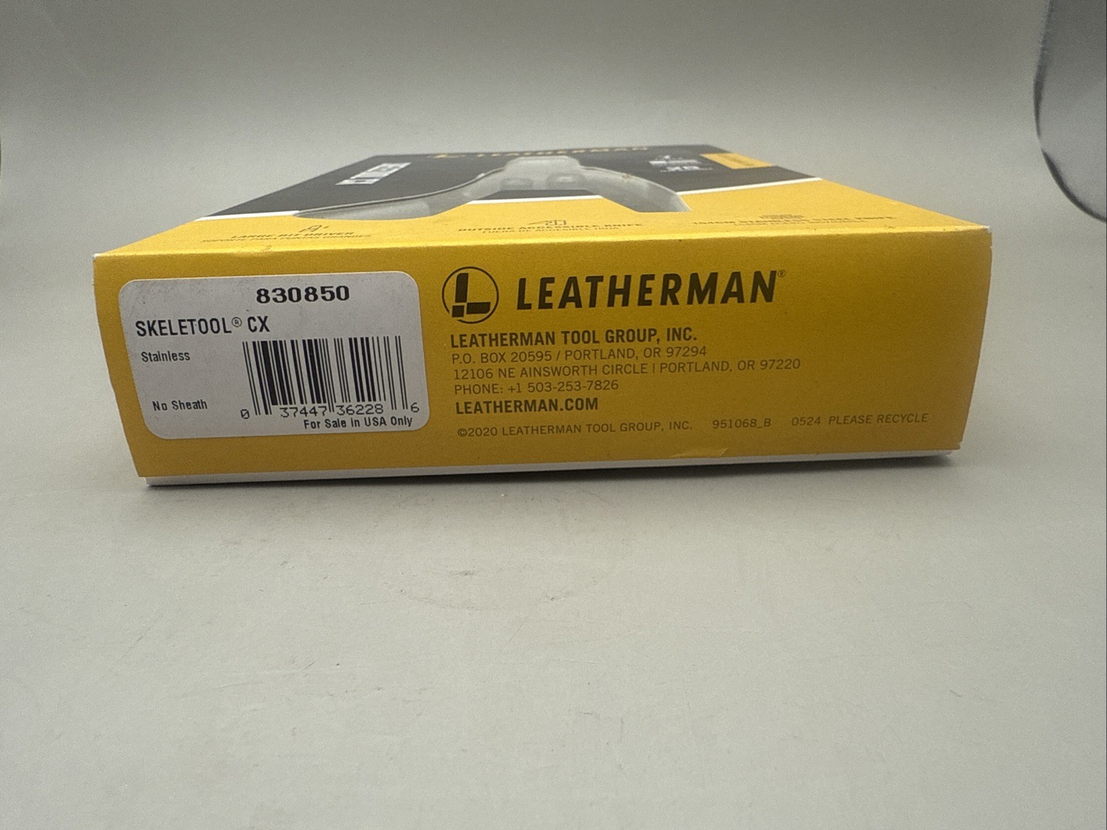 Leatherman Skeletool CX Carbon Fiber Handle Insert, 154cm Blade DLC coated NEW
