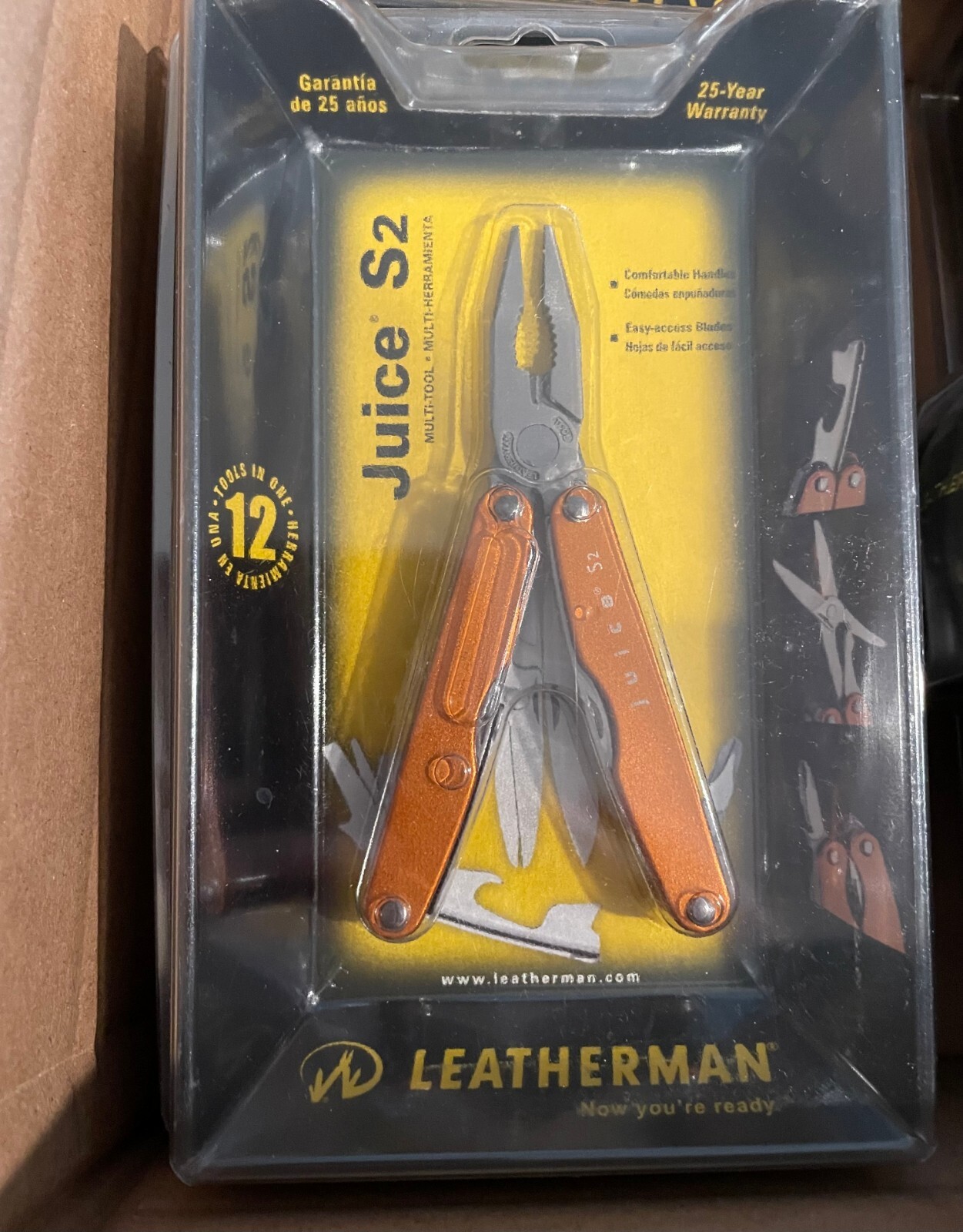Brand new Leatherman Juice s2 orange -New in Factory Sealed Clamshell