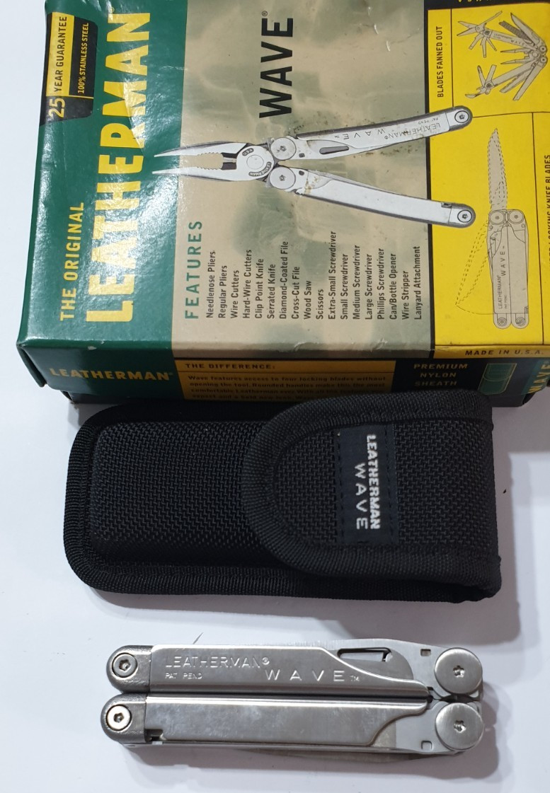 🔥🔥 Leatherman Super Tool Gen 1 OG + Bits + Adapter Hard Nylon Case Rare Set