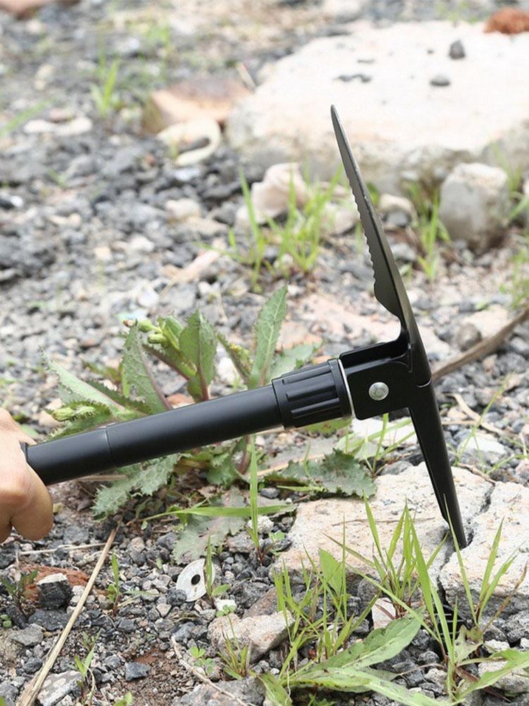 Military Folding Shovel Multifunction Camping Fishing Outdoor Pickaxe Tool