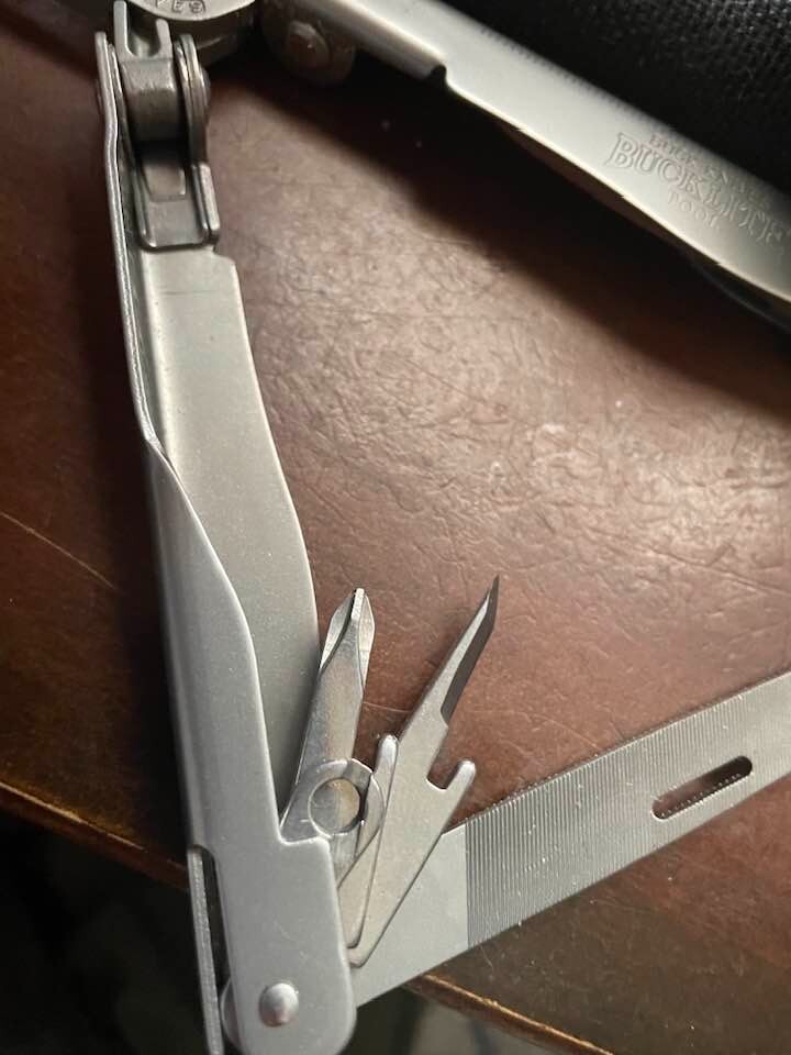 Buck Knives BuckLite Tool with Sheath Retired model 355
