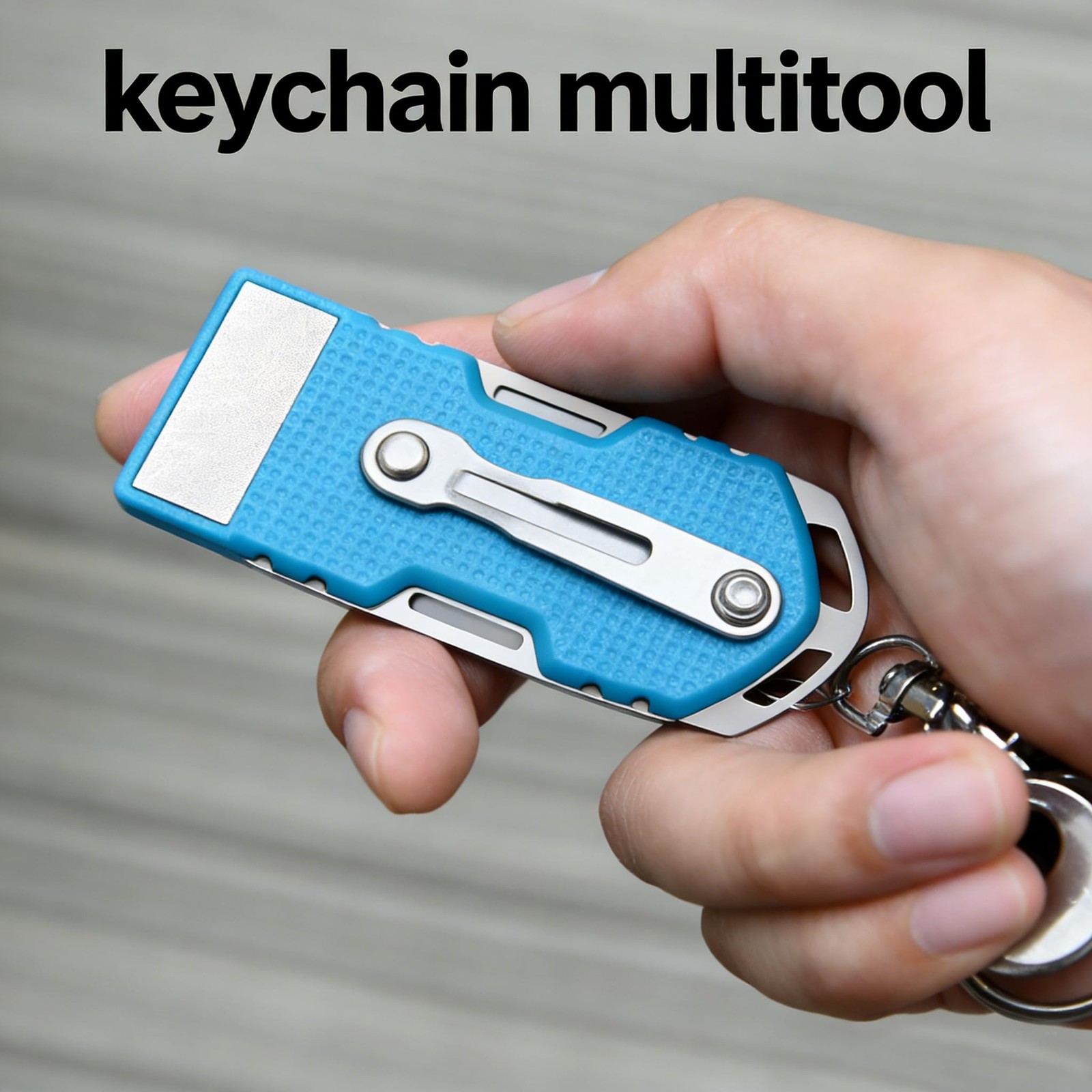 The 5-in-1 Keychain Multi-Tool | EDC Pocket Knife for Quick Fixes, Outdoor Ge…