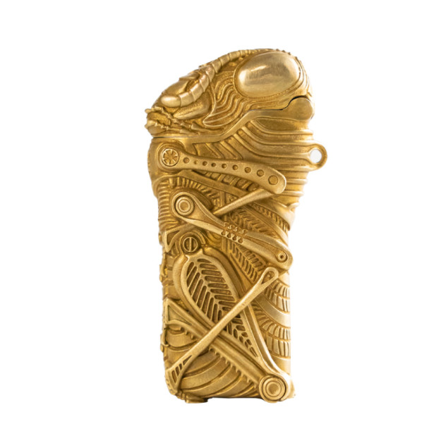 Handmade Brass Grasshopper Flip Lighter Shell for Cricket Luxury Goods