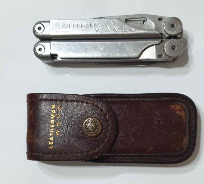 🔥🔥 Leatherman 1998 Wave OG Original Gen1 Leather Sheath Multi Tool Pat Pend