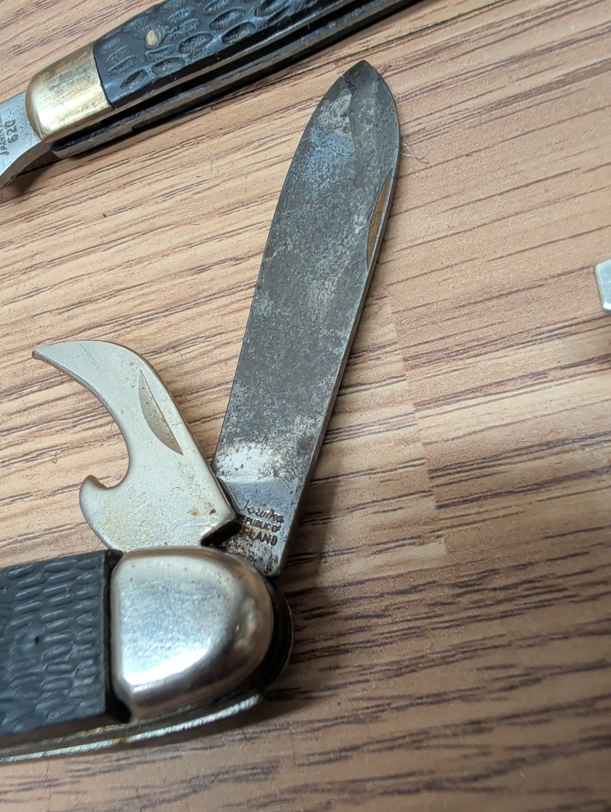 Vintage Stainless Steel Blade Pocket Survival Folding Multi-tool – Lot Of 9