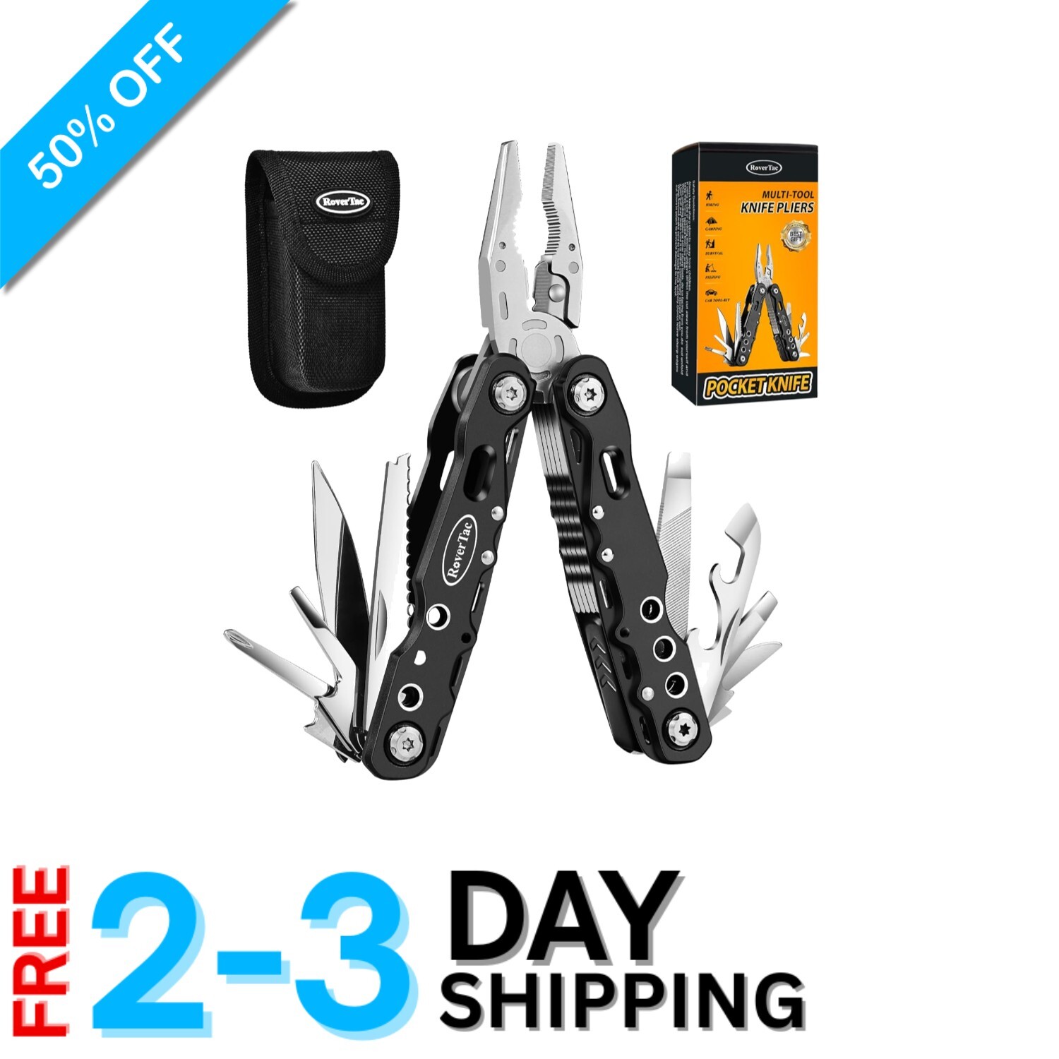 All-in-One 14-In-1 Multitool Pliers – Perfect Gifts for Dads & Outdoor Lovers