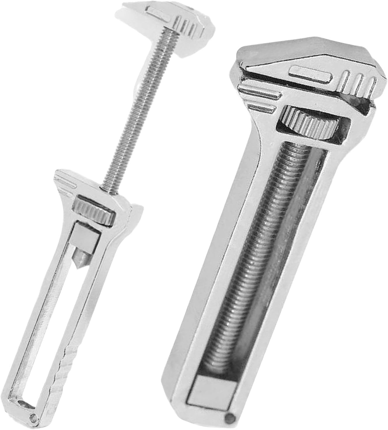 Compact Titanium Multi-tool Pocket Multitool Mini Wrench Bottle Opener Keychain