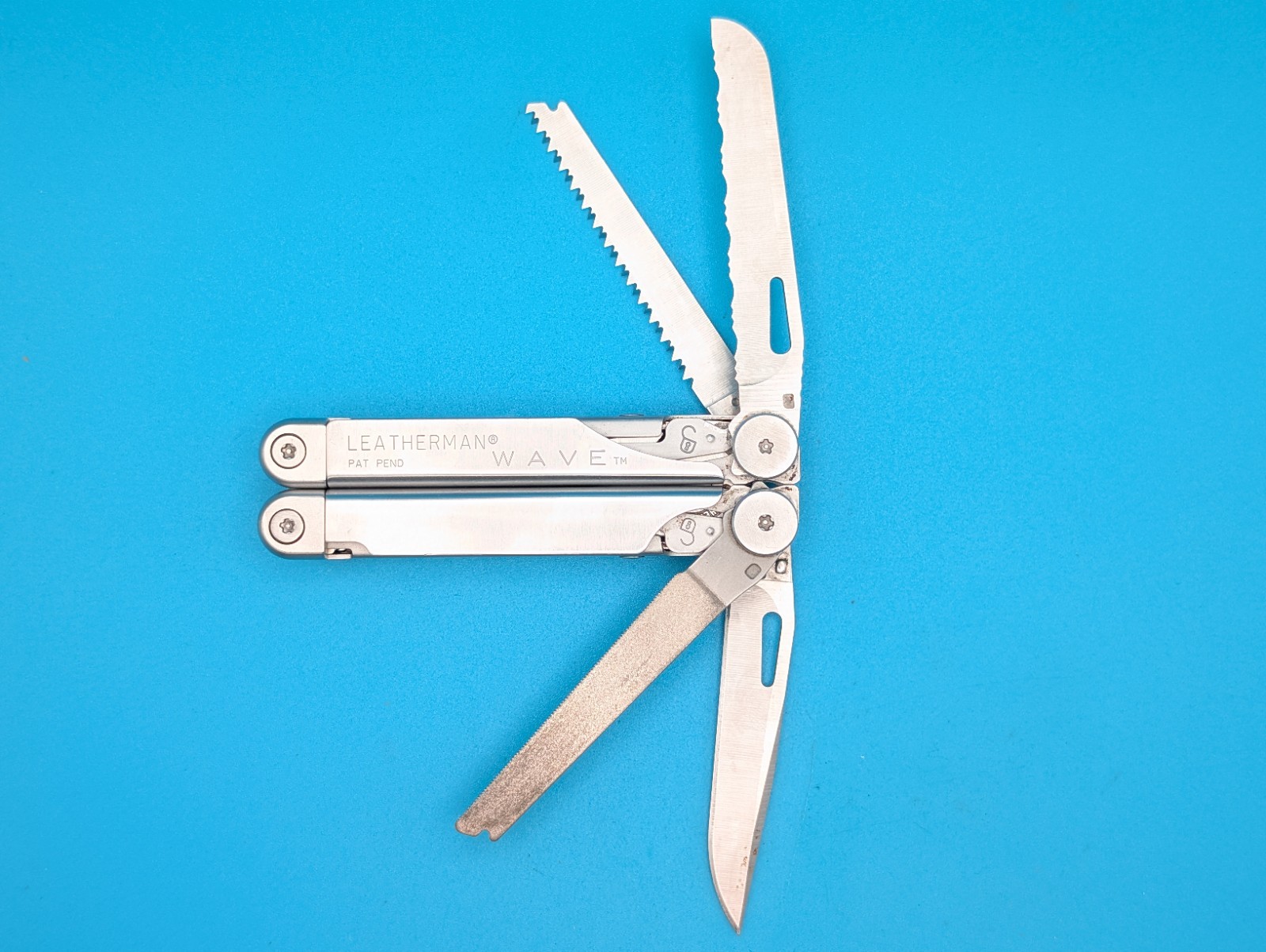 Vintage Leatherman Wave Original Multi Tool! Dated 0402 (APR, 2002) WITH SHEATH!